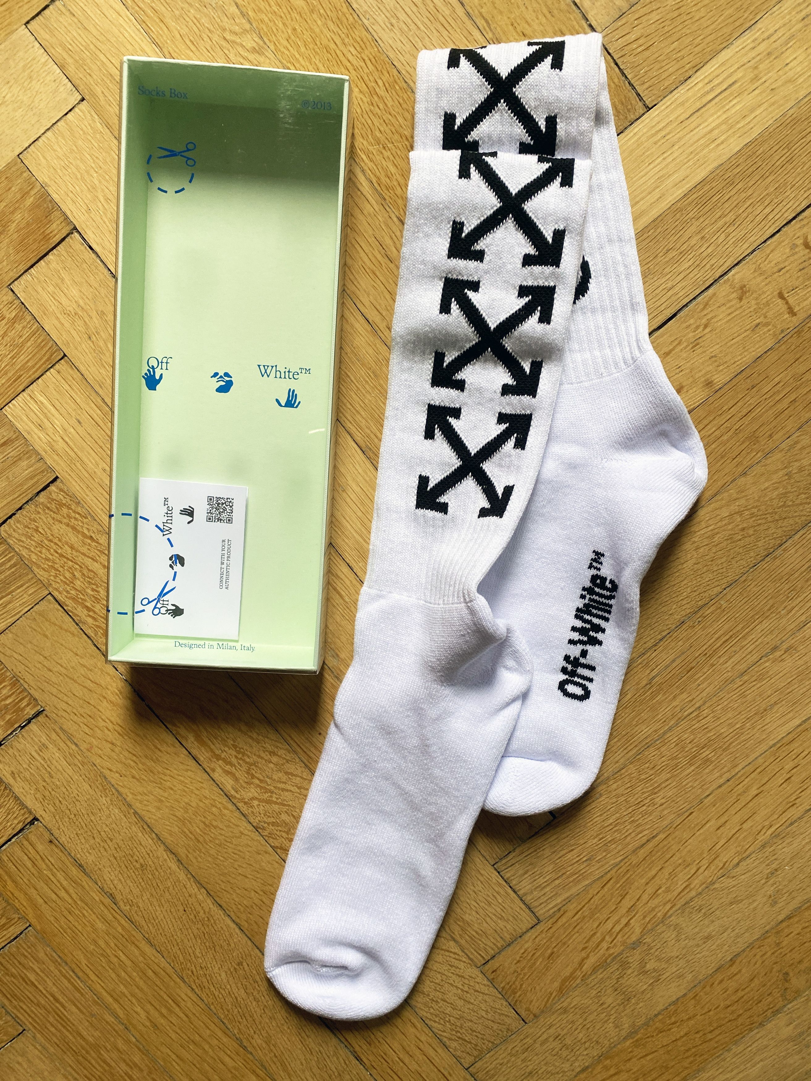 Off-White Off-White Arrows Mid Lenght Socks New Size ONE SIZE - 2 Thumbnail