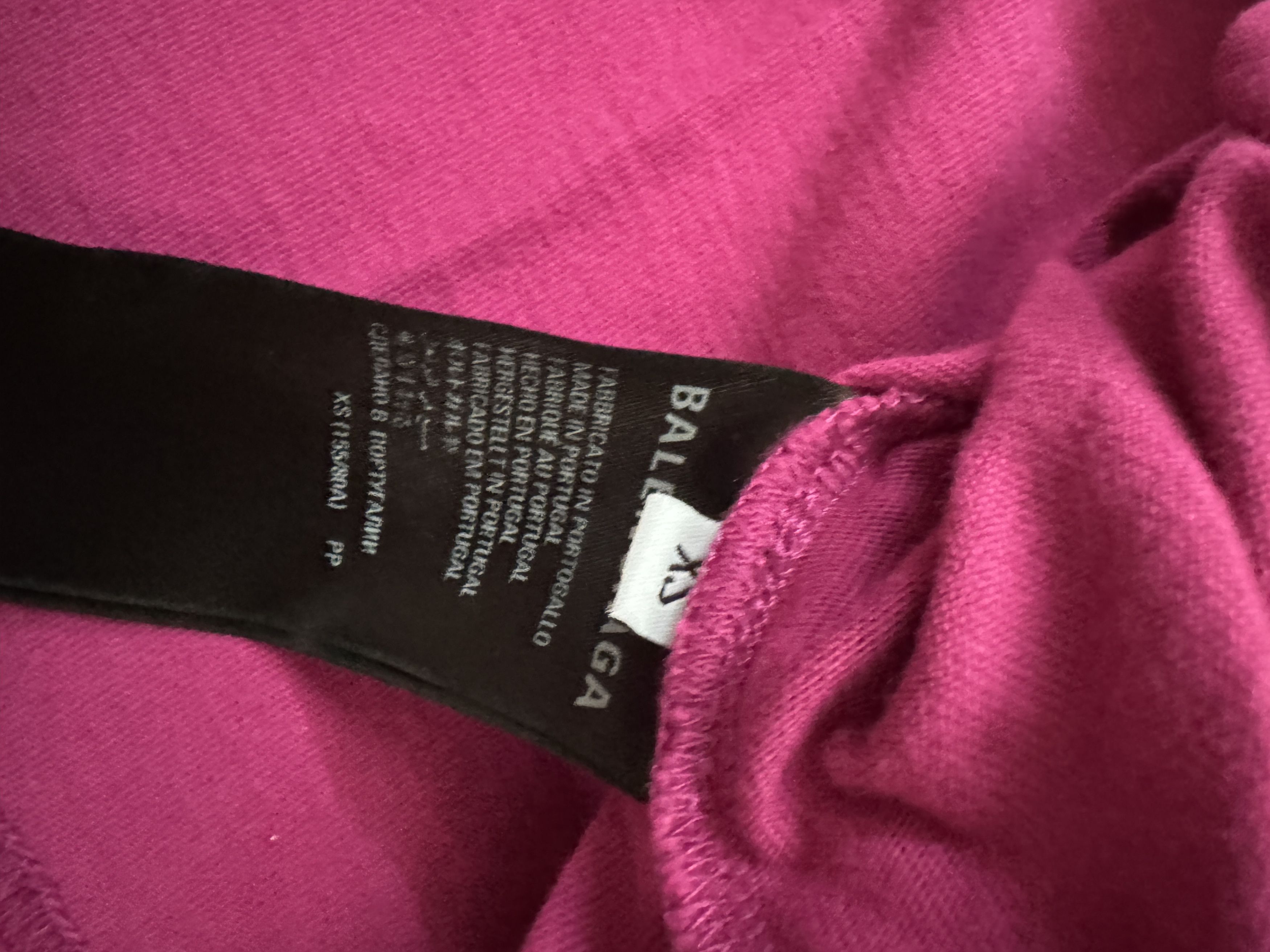 Balenciaga 90% Balenciaga 10% Me Distressed Vintage Style Tee Pink Size US XL / EU 56 / 4 - 8 Thumbnail