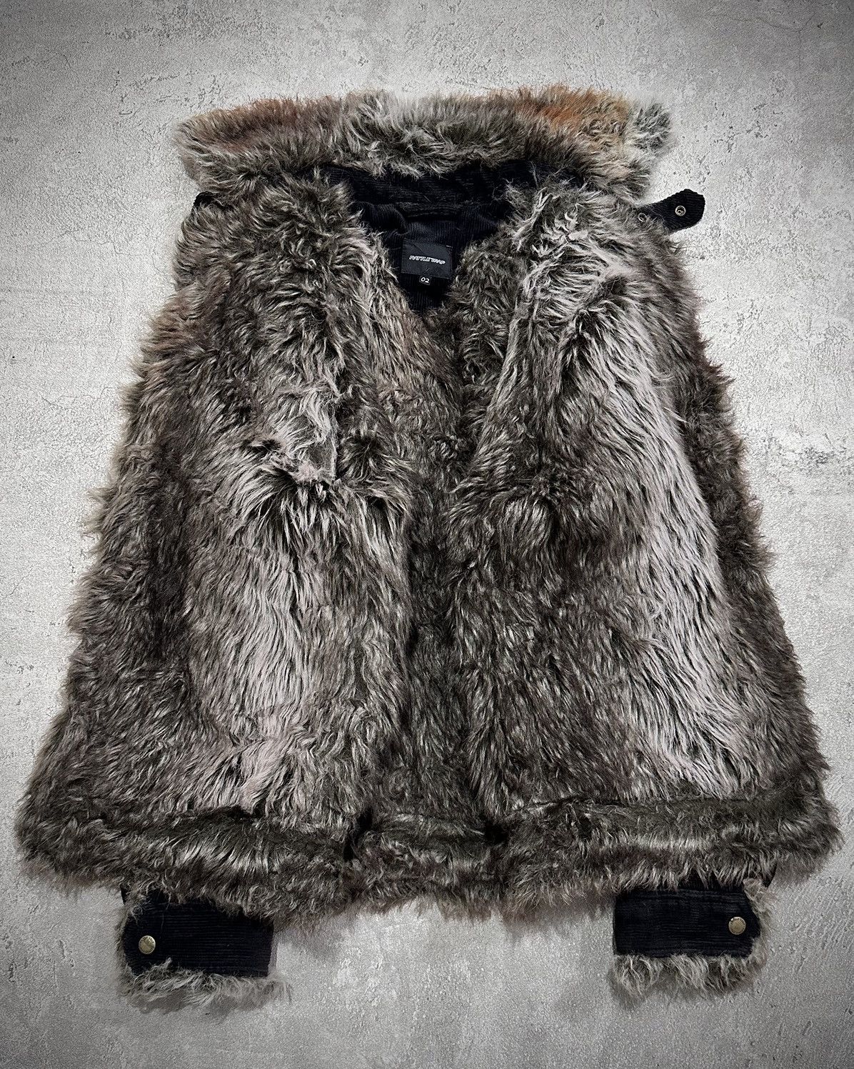 Japanese Brand Vkei Rattle Trap Sun Fade Fur Corduroy Jacket Kmrii Style Size US M / EU 48-50 / 2 - 9 Thumbnail