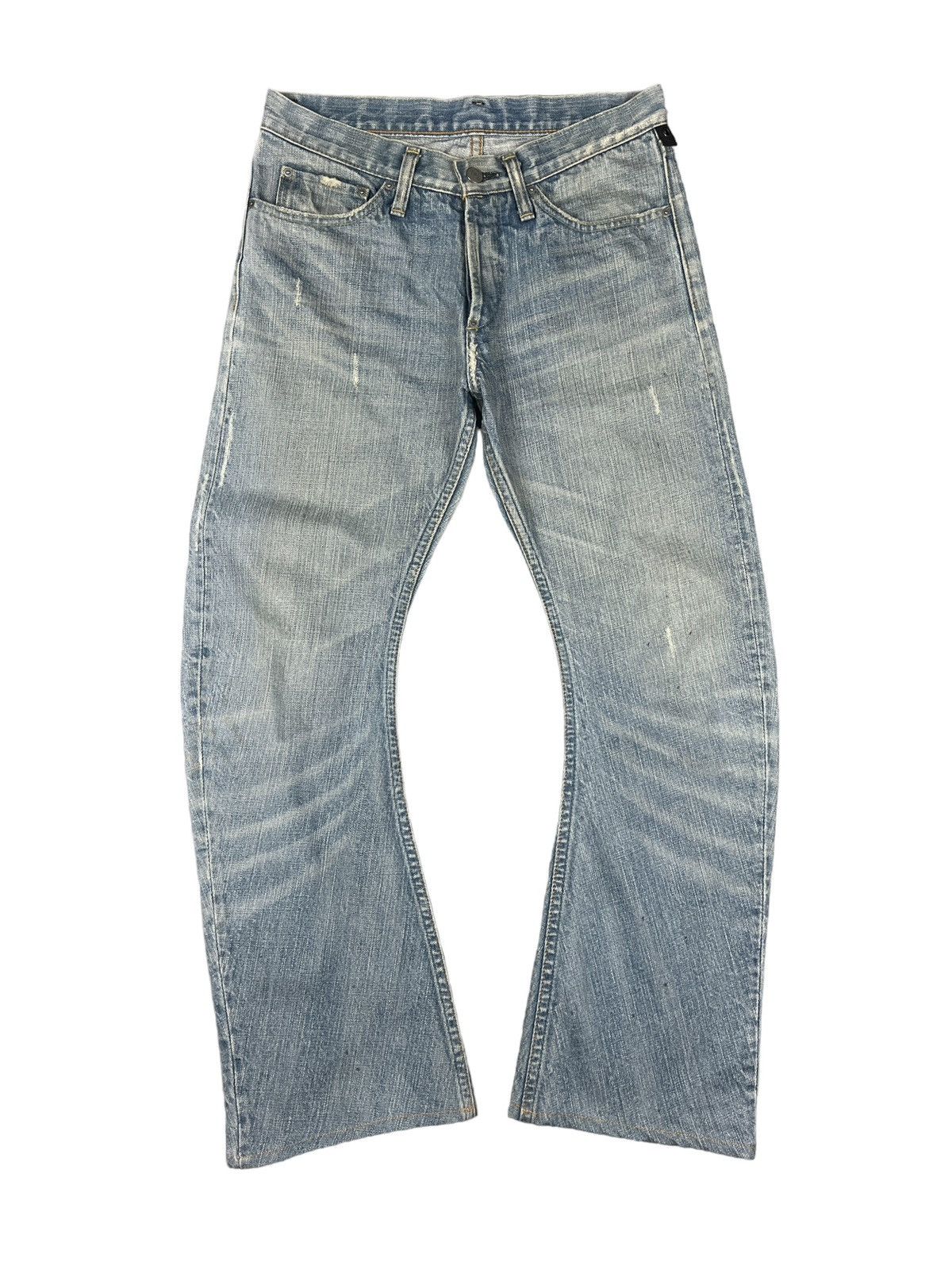 wjk Wjk Jun Hashimoto J Shape Flare Denim Size US 31 - 2 Thumbnail