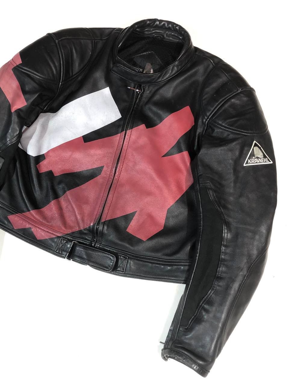 Vintage Krawehl Avangarde Racing Moto Leather Jacket Vintage Size US L / EU 52-54 / 3 - 7 Thumbnail