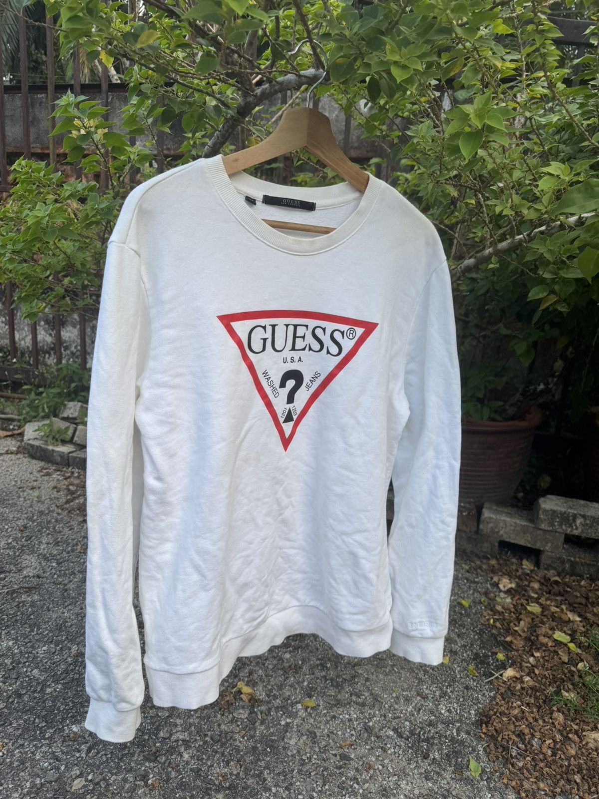 Guess Guess Spellout Sweatshirt Size US XL / EU 56 / 4 - 3 Thumbnail