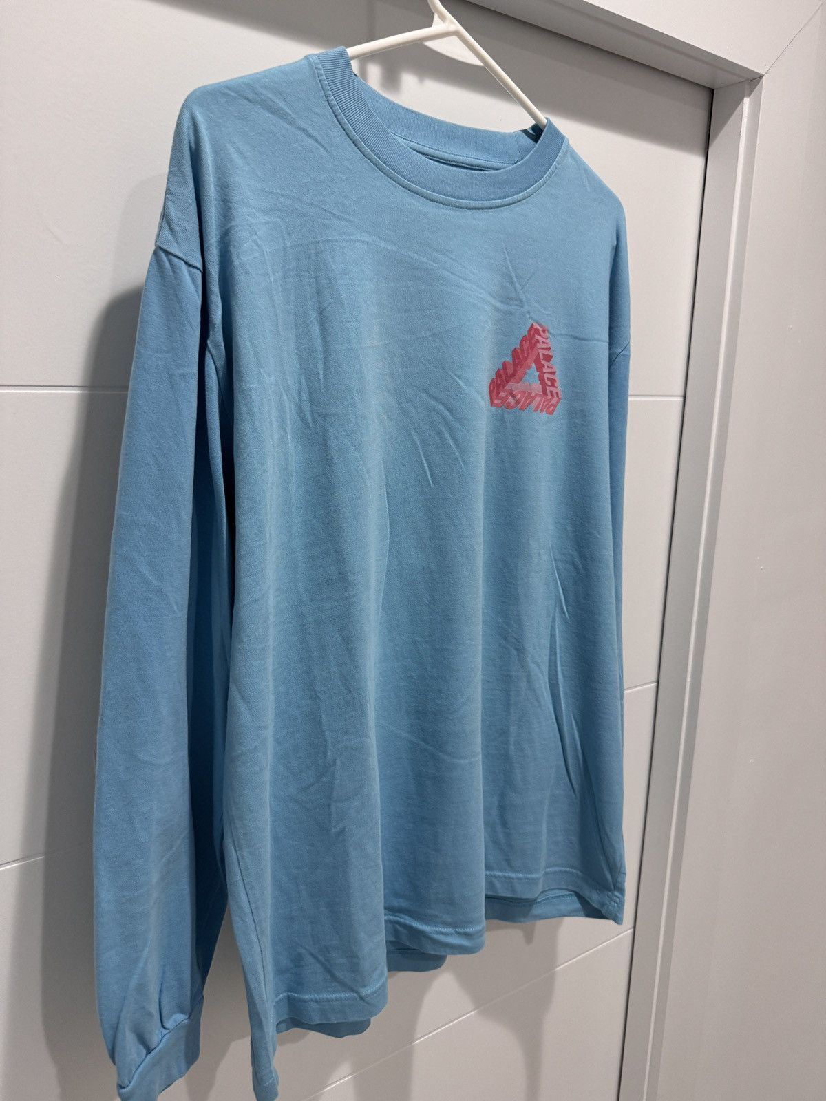 Palace Palace P-3D Triangle Aqua Blue LS Tee T Shirt Size L Size US L / EU 52-54 / 3 - 2 Thumbnail