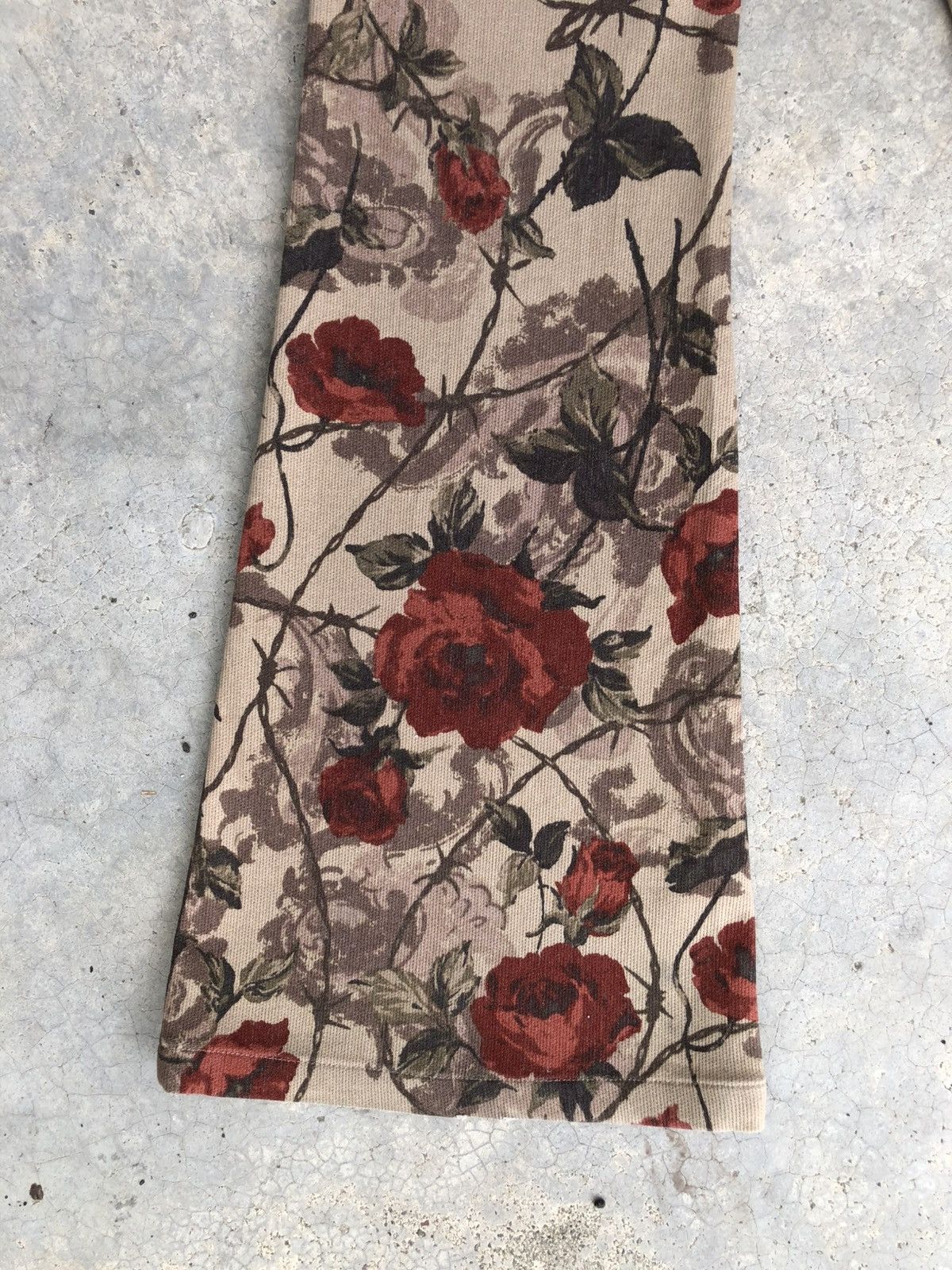 Tornado Mart Rare Tornado Mart Flared Bootcut Jeans Fullprint Flower Size US 31 - 11 Thumbnail