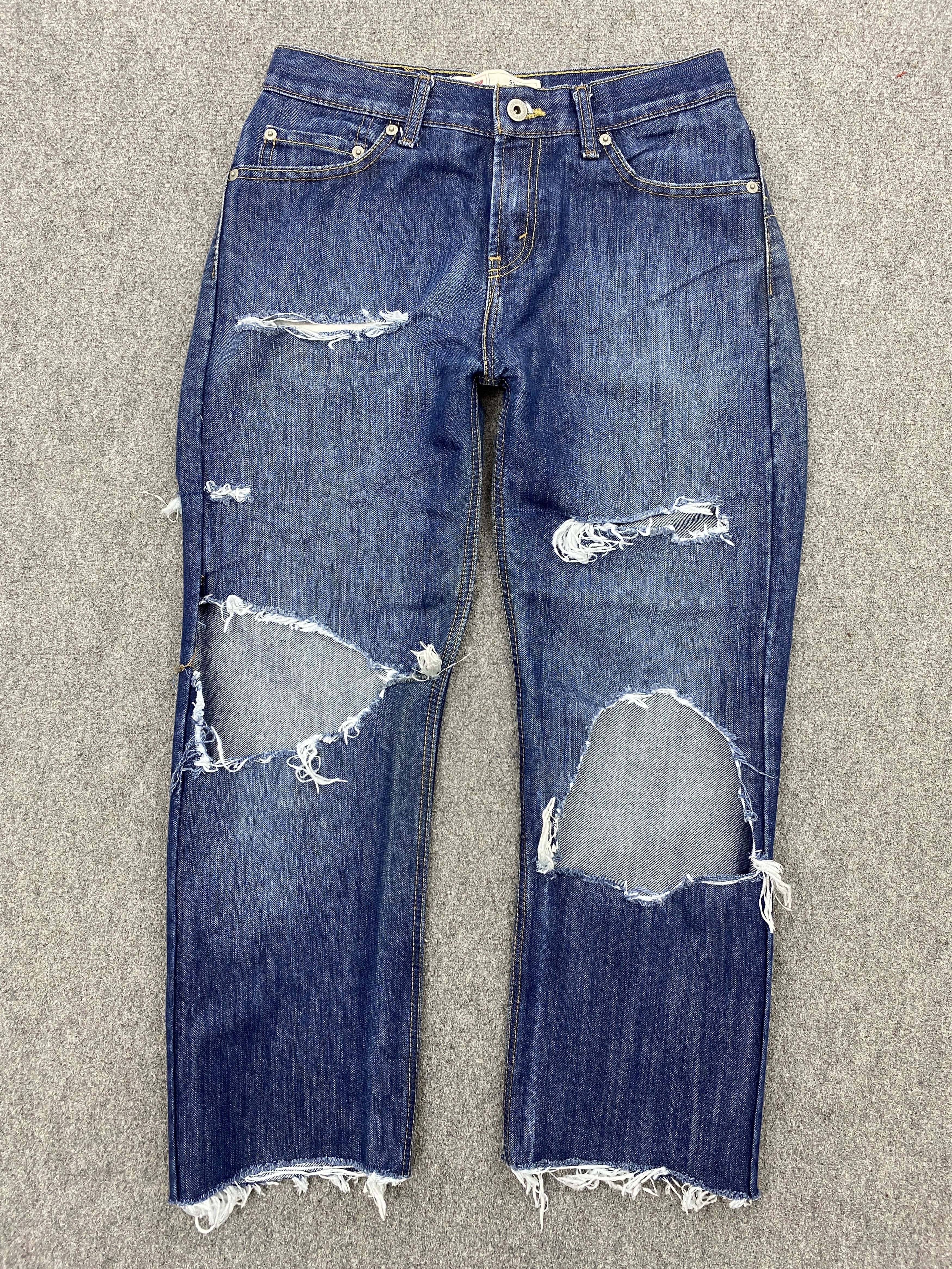 Levi's Vintage Distressed Levis 514 Faded Blue Jeans S0034 Size US 28 / EU 44 - 1 Thumbnail