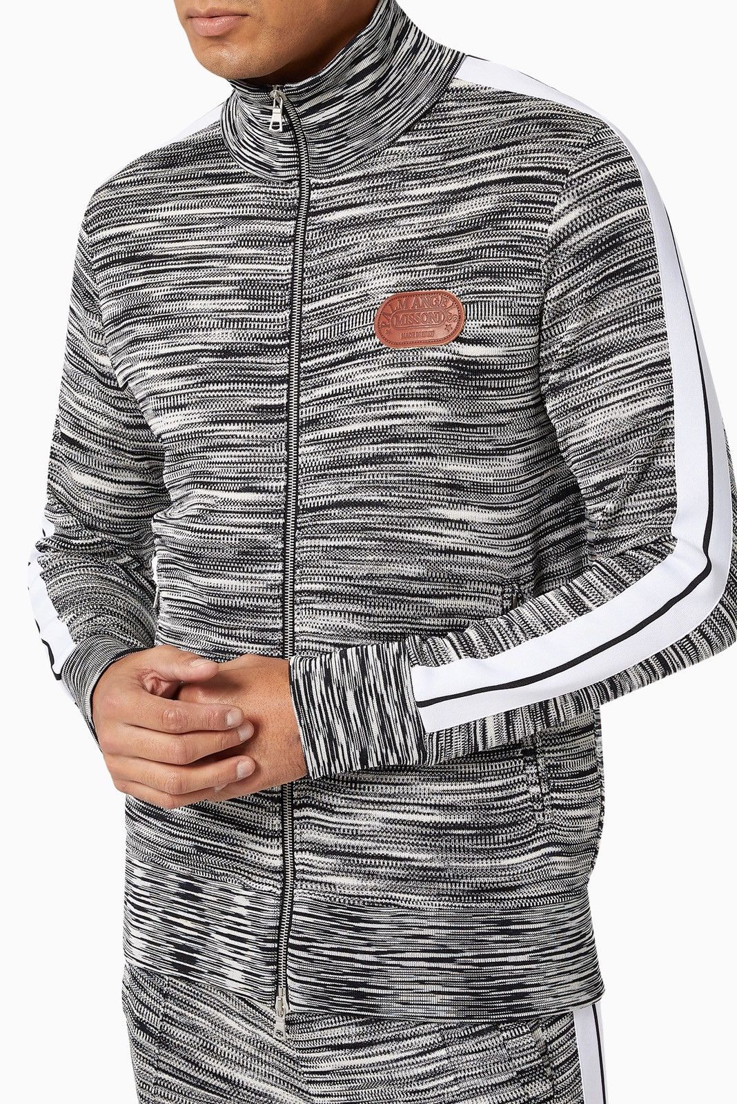 Missoni × Palm Angels Palm Angels Missoni Melange Knit Zip Up Track Top Jacket Size US M / EU 48-50 / 2 - 1 Thumbnail