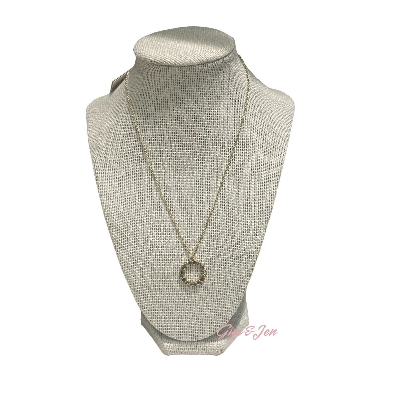 Kate Spade Kate Spade full circle pendant Necklace gold/ multicolor Size ONE SIZE - 2 Thumbnail