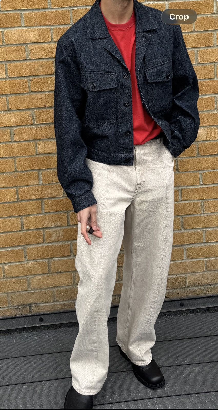 Lemaire Lemaire Indigo Trucker Jacket (46) Size US S / EU 44-46 / 1 - 7 Thumbnail