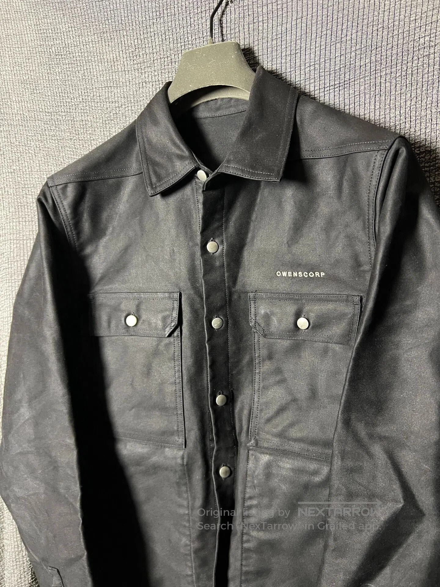 Rick Owens Rick Owens Crew Shirt in Black Satin Cotton. Size US L / EU 52-54 / 3 - 3 Thumbnail