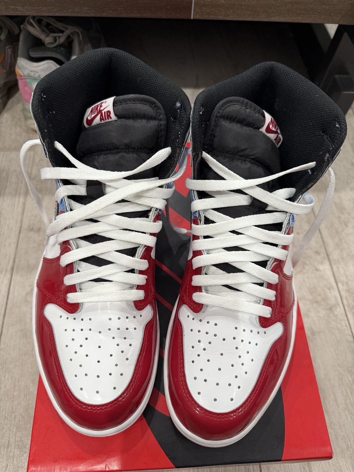 Jordan Brand Air Jordan 1 High OG Fearless UNC Chicago Size US 10.5 / EU 43-44 - 4 Thumbnail