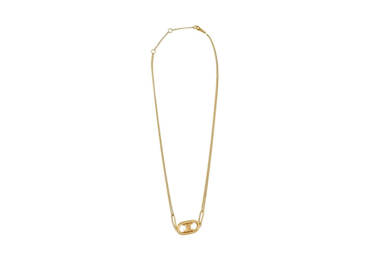 Celine o1bcso1str0326 46S896BRA Size: OS / Necklace in Gold Size ONE SIZE - 3 Thumbnail