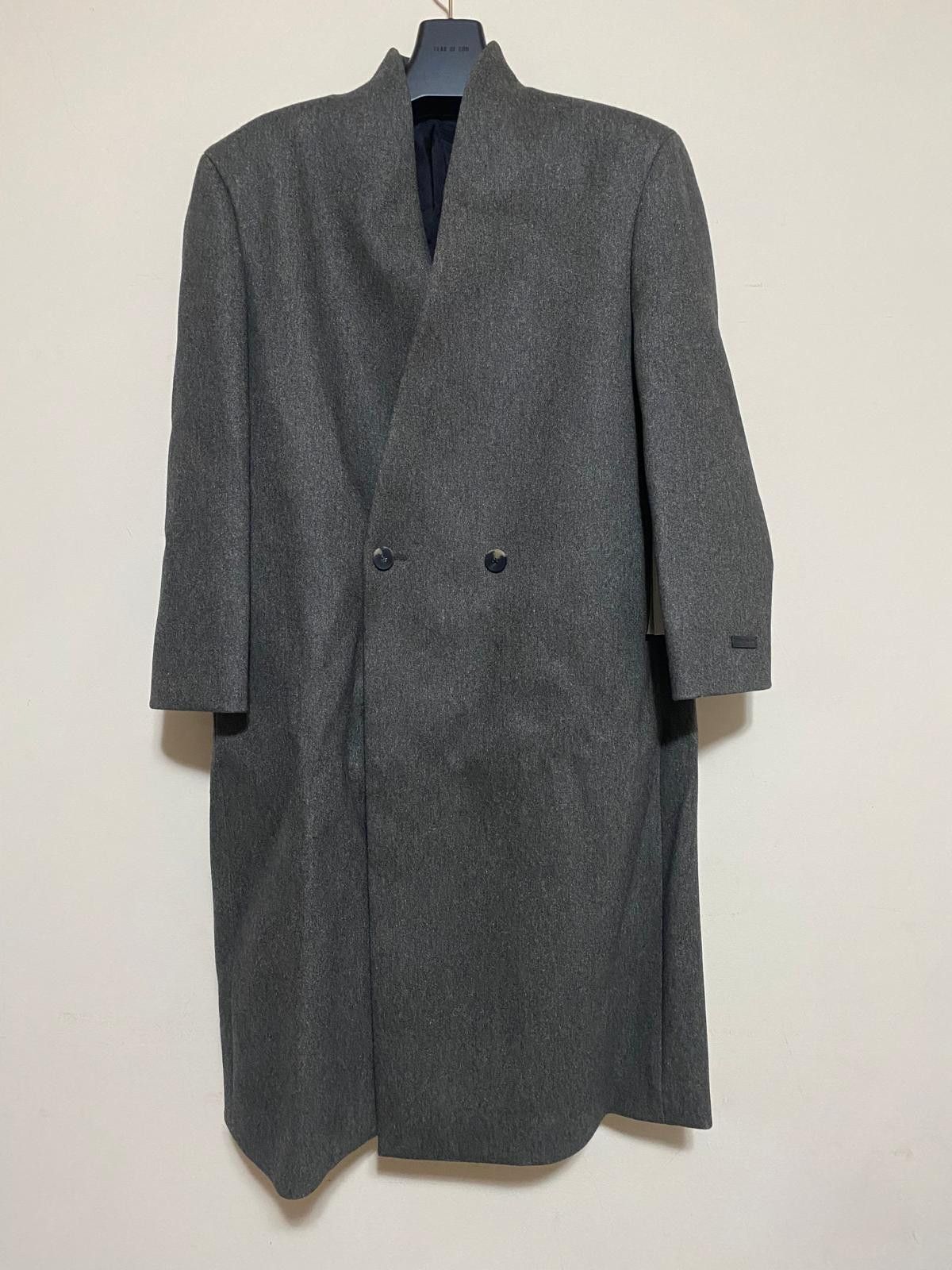 Fear of God Military Wool Lapelless Coat - Fear of God Size US S / EU 44-46 / 1 - 1 Thumbnail