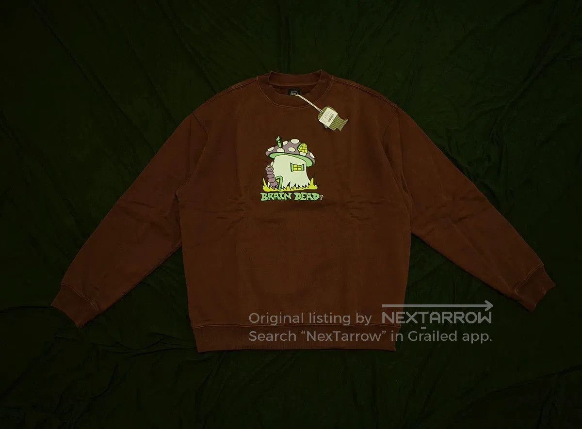 Brain Dead brain dead mushroom house crewneck sweatshirt. Size US M / EU 48-50 / 2 - 4 Thumbnail
