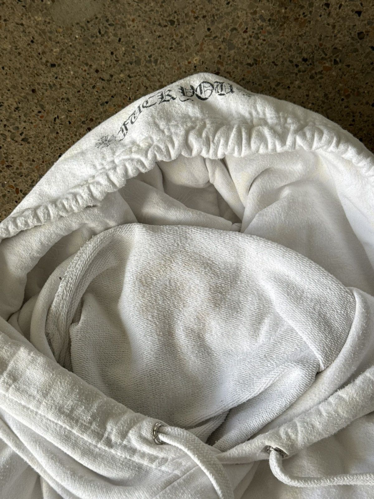 Chrome Hearts Chrome Hearts White Monogram Pullover Hoodie Size US XL / EU 56 / 4 - 4 Thumbnail