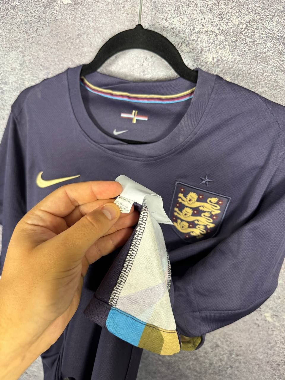 Vintage England National Team 2024 Away Fan Soccer Jersey Large Size US L / EU 52-54 / 3 - 9 Thumbnail