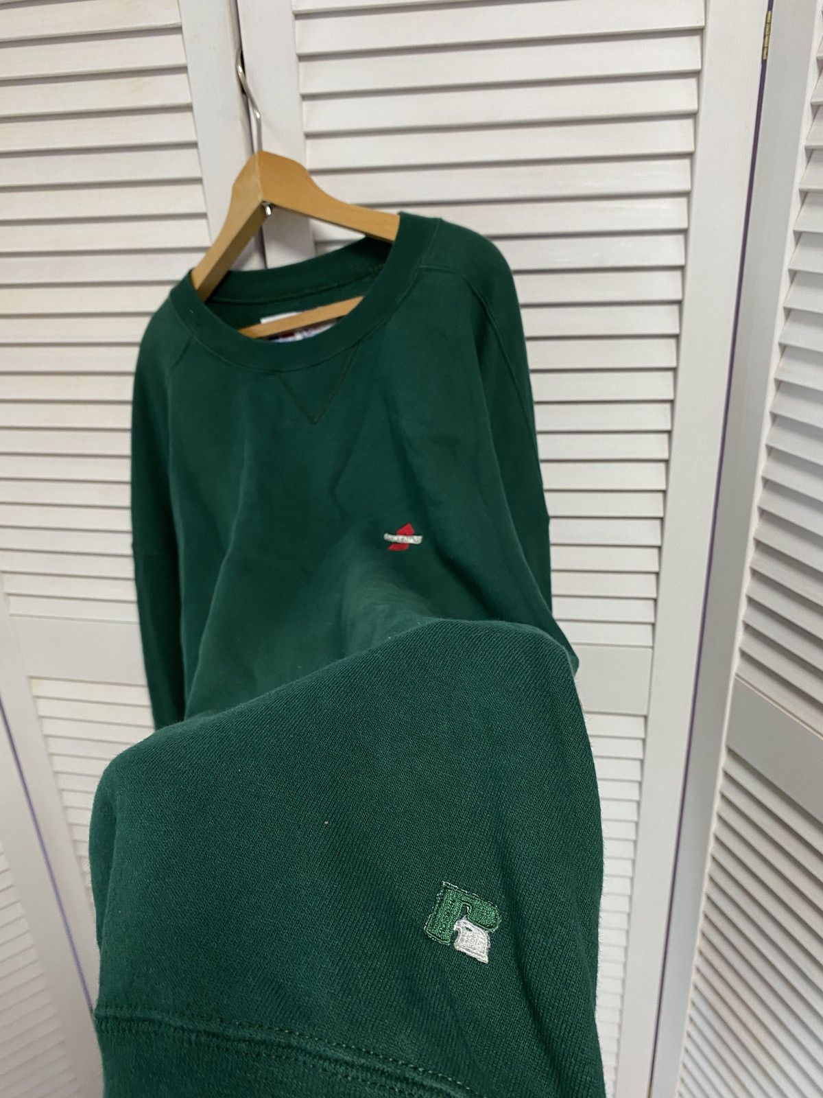Russell Athletic 📀 Vintage 90s sweater Russell Athletic Baggy Track Boxy fit Size US XXL / EU 58 / 5 - 4 Thumbnail