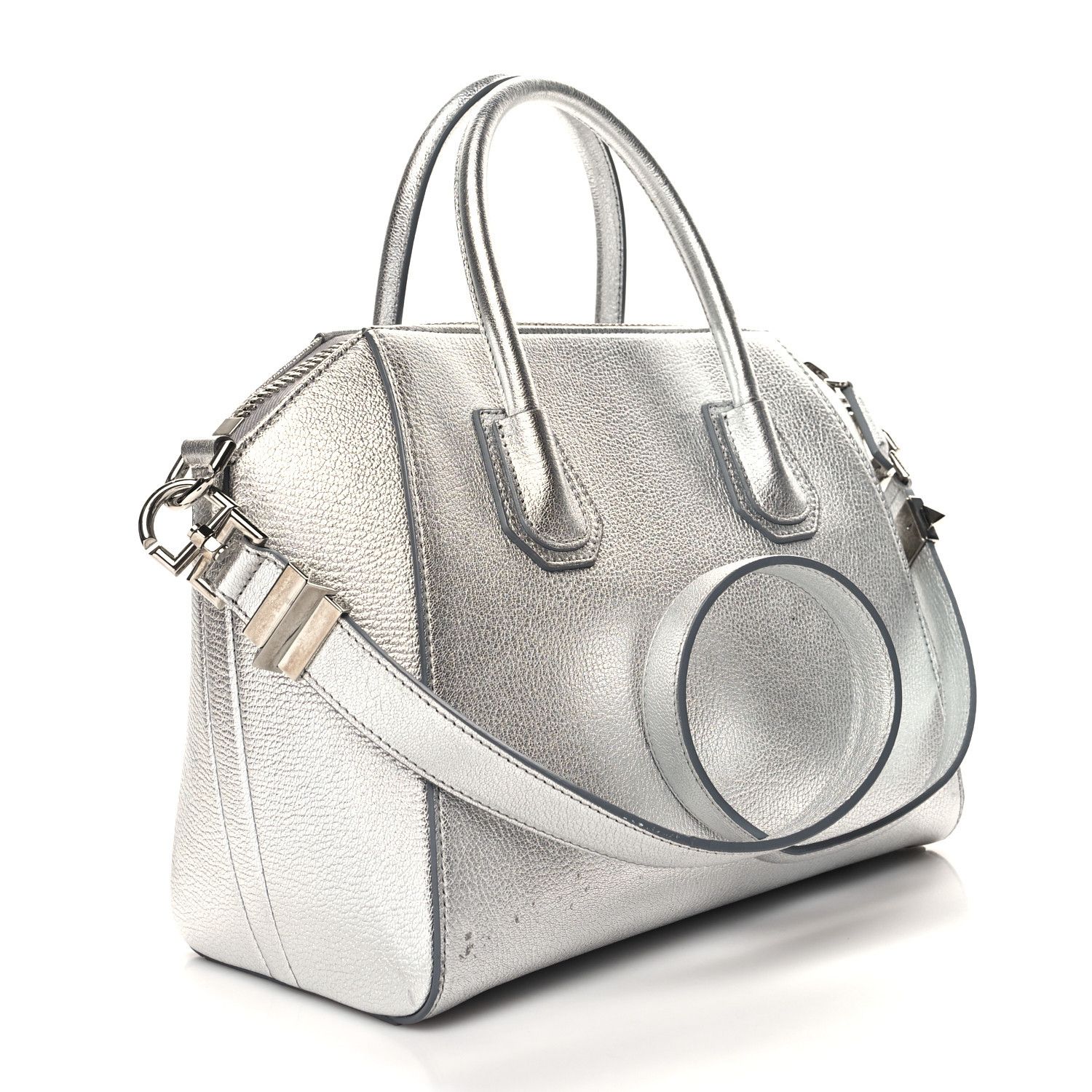 Givenchy o1srvl11e0824 Size: OS / Metallic Sugar Small Antigona Bag Size ONE SIZE - 3 Thumbnail
