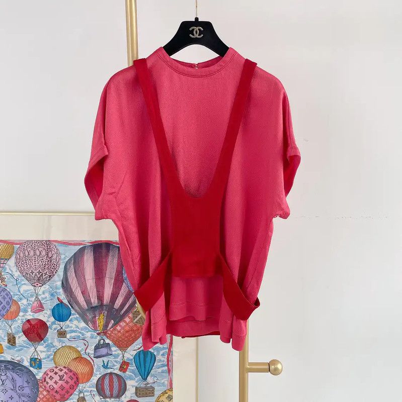 Valentino Valentino Pink Short Sleeve Summer T-Shirt 0089 Size M / US 6-8 / IT 42-44 - 1 Thumbnail