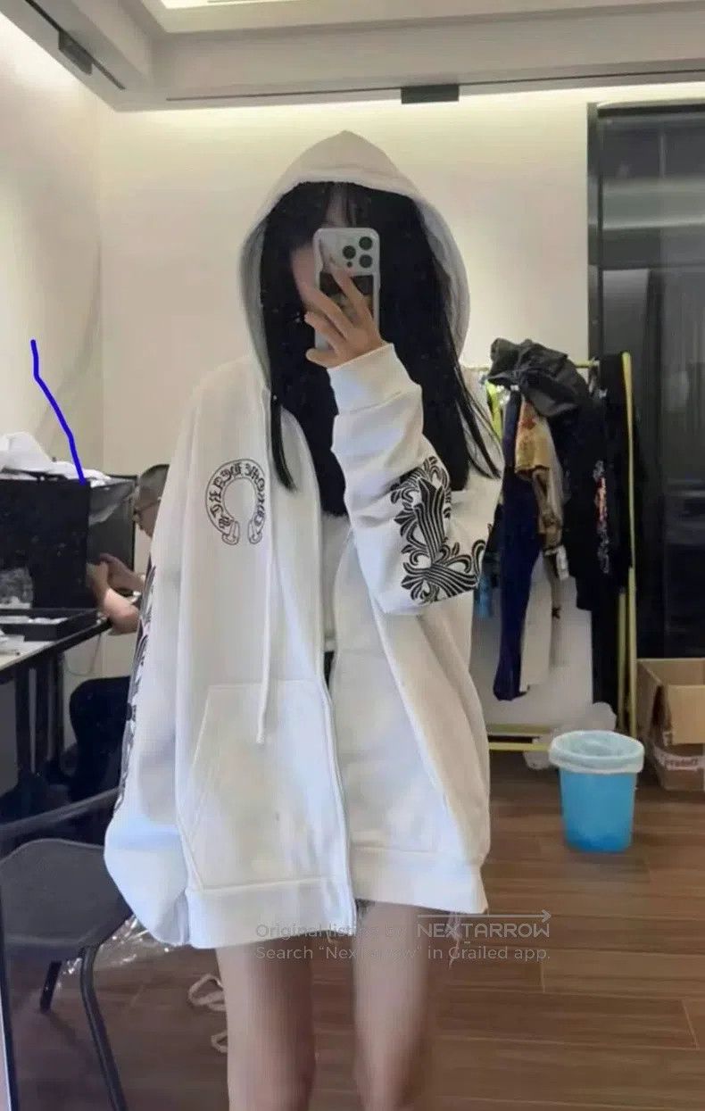 Chrome Hearts CHROME HEARTS Size L White cross arm horseshoe zipper sweat Size US L / EU 52-54 / 3 - 5 Thumbnail