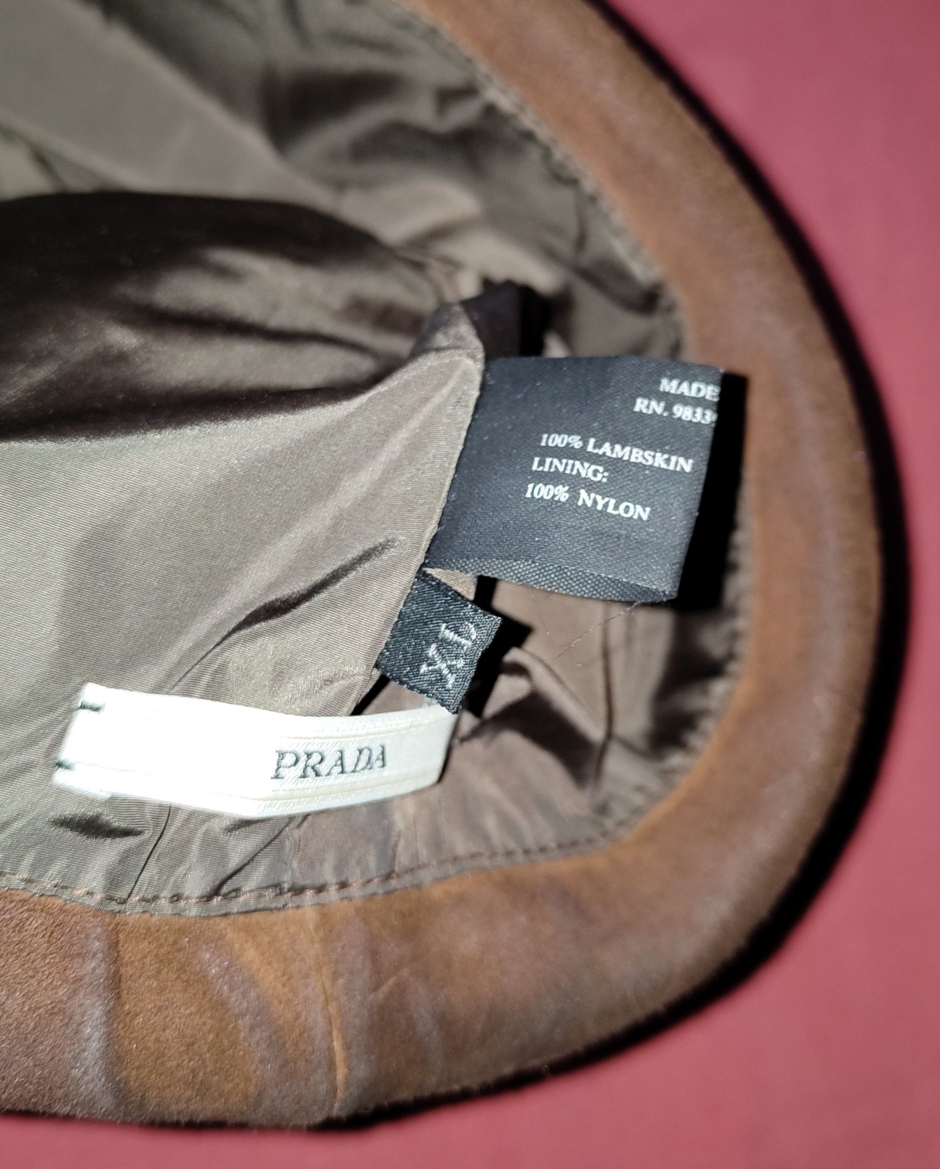 Prada Fall 2005 Menswear Lambskin Hat Size ONE SIZE - 7 Thumbnail