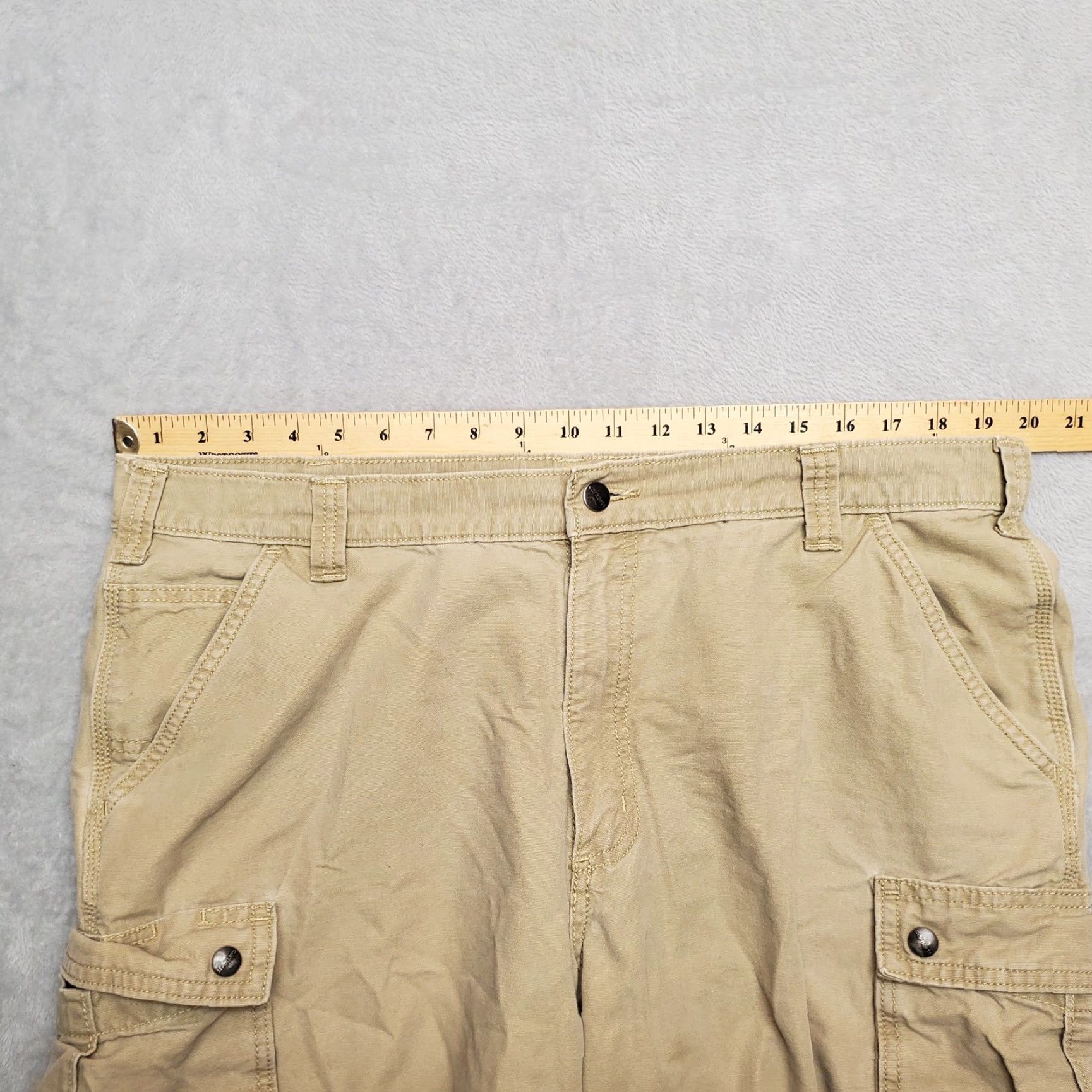 Carhartt VINTAGE Carhartt Shorts Mens 40 Khaki Cargo Relaxed Front Flat Utility Workwear Size US 40 / EU 56 - 7 Thumbnail