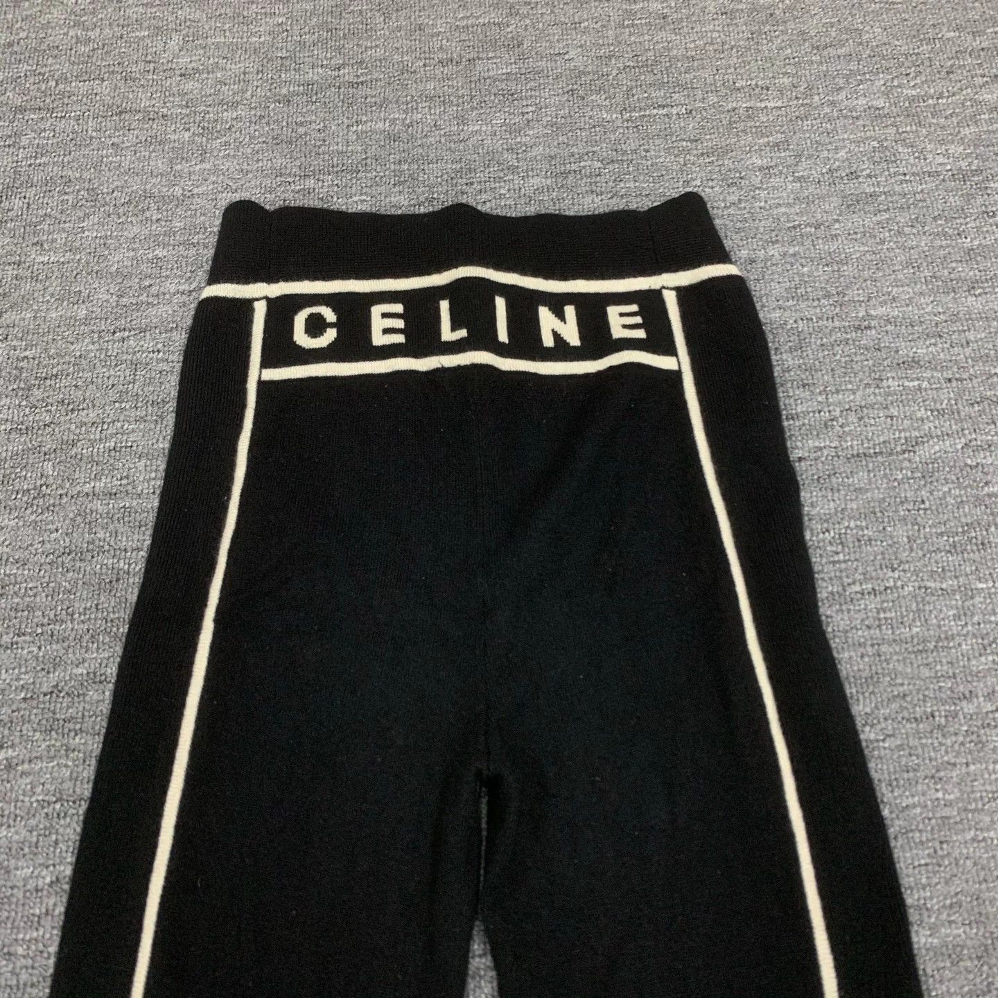 Celine Celine Black Logo Pants S 95 New Size 24" / US 00 / IT 34 - 7 Thumbnail