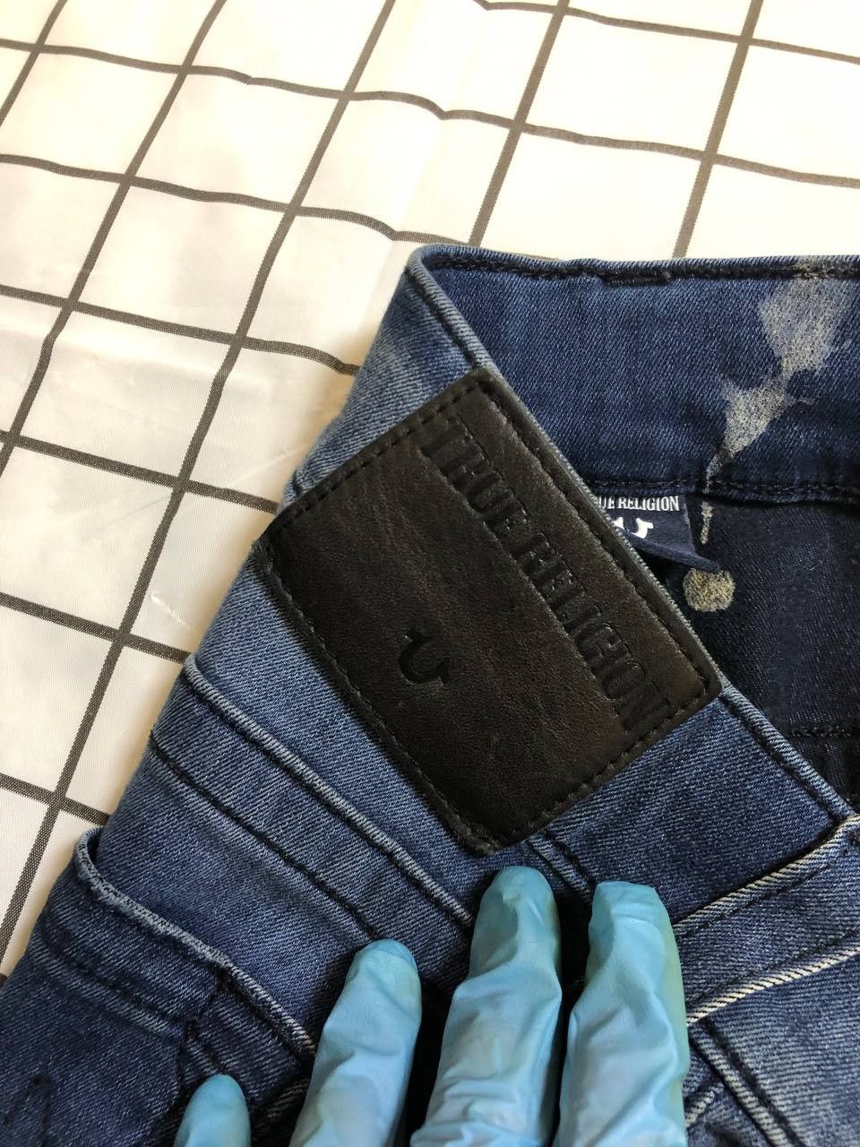 True Religion True Relion Johnny Dark Blue Wash Denim Jeans Size US 32 / EU 48 - 18 Thumbnail