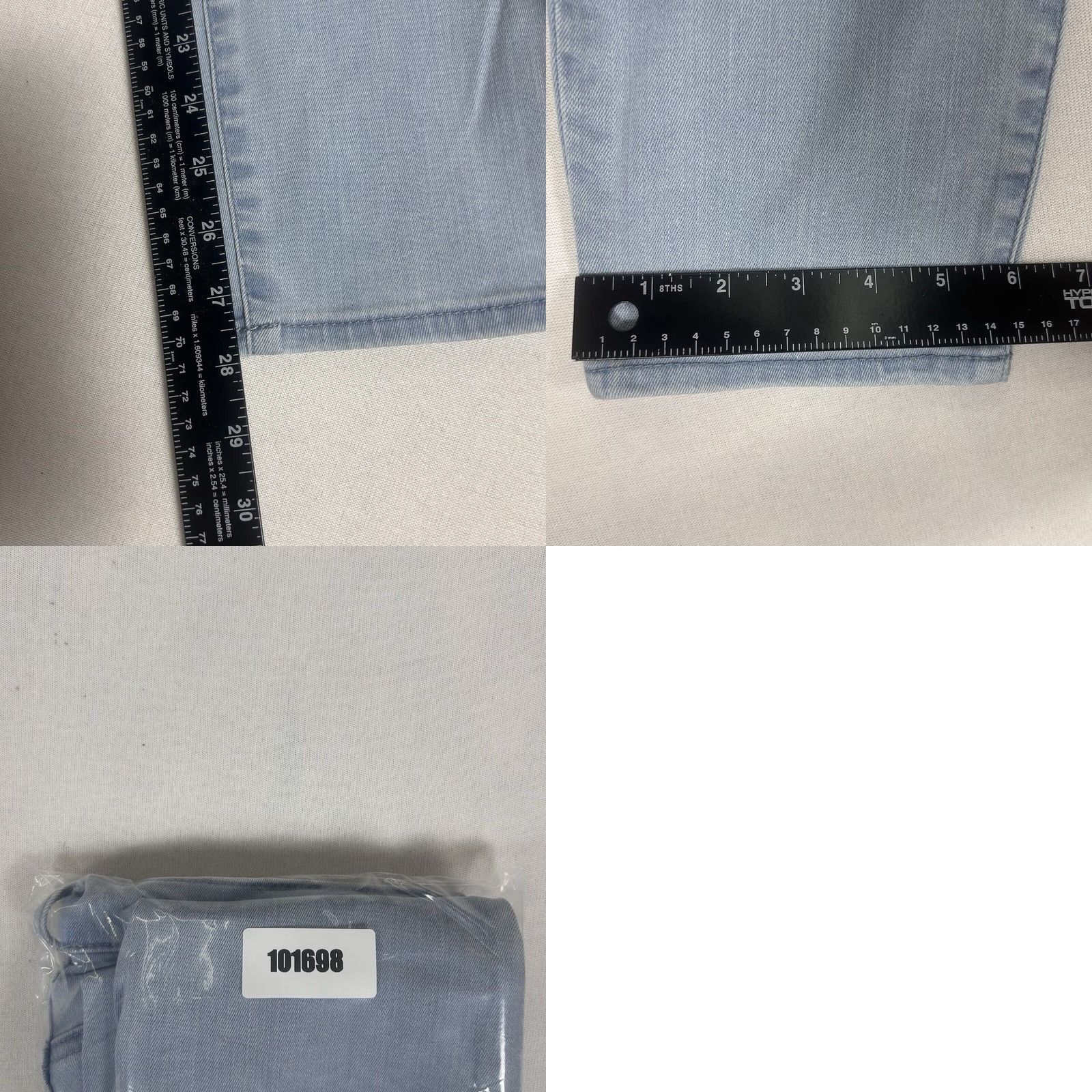 Gap Gap 1969 Skinny Jeans Womens Size 29 Regular Blue Light Wash Mid Rise Denim Jeans Size 29" - 8 Thumbnail