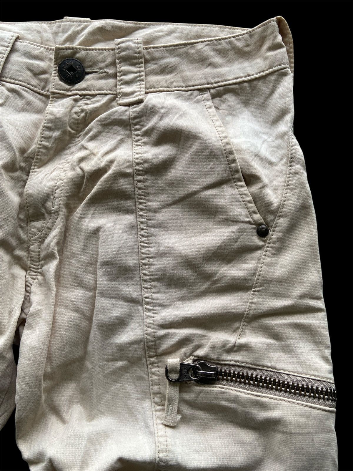 Carol Christian Poell MARITHE FRANCOIS GIRBAUD BIKER MID -RISE SLIM FITS Size US 31 - 4 Thumbnail