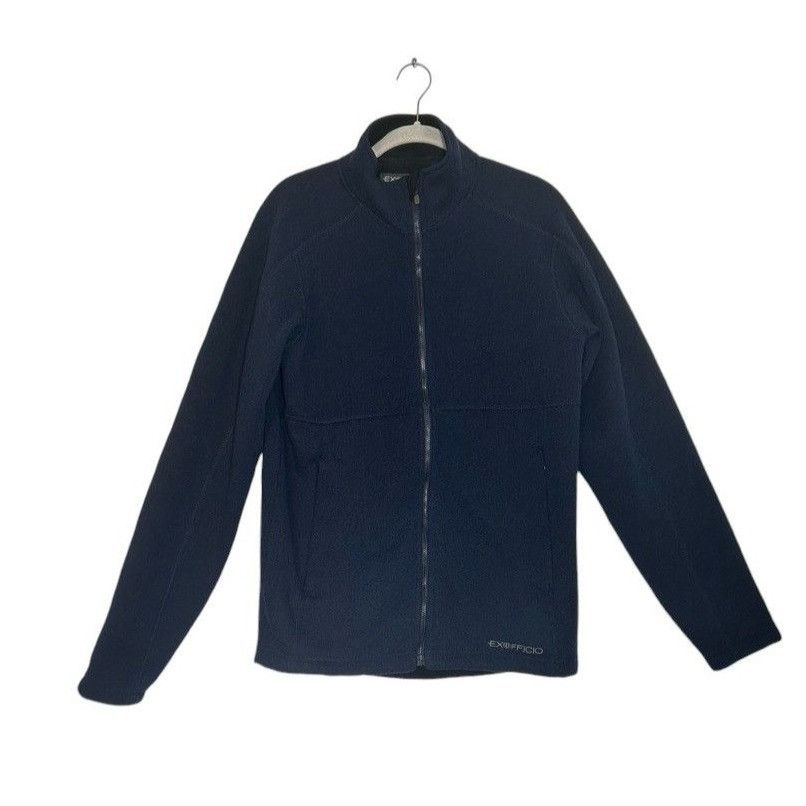ExOfficio Exofficio Men's Long Sleeve Knit Full Zip Jacket in Navy - S Size US S / EU 44-46 / 1 - 1 Thumbnail