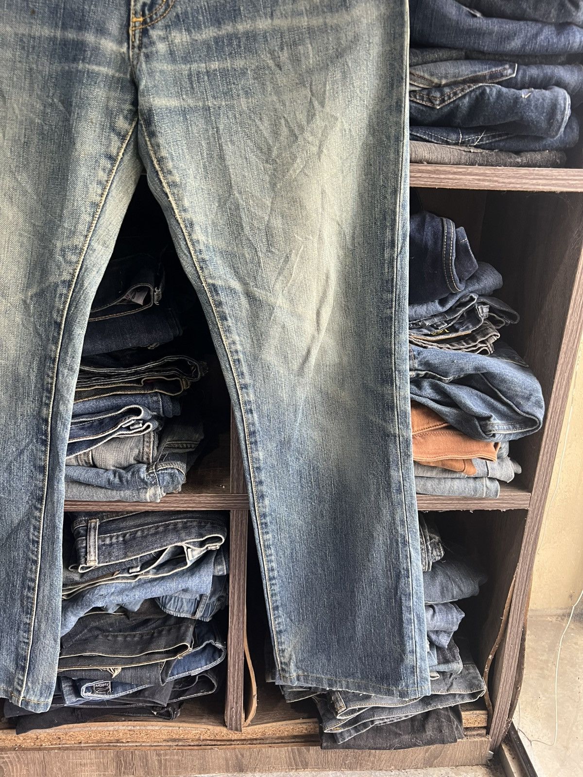 Lacoste 🔥Vintage Lacoste Made in Japan Distressed Denim Size US 31 - 5 Thumbnail