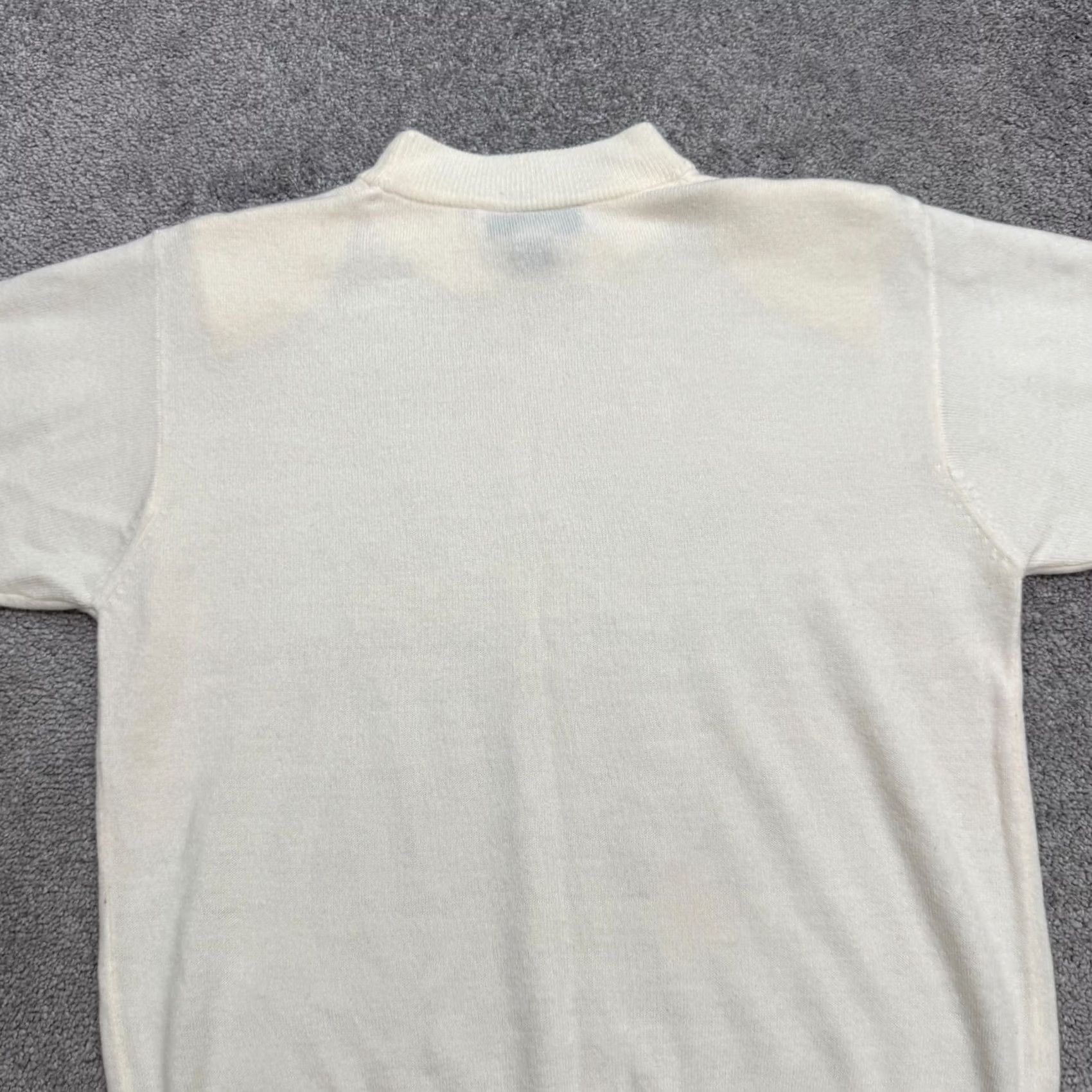 Vintage VINTAGE Norton McNaughton Padded Shoulders Sweater Womens L Cream Knit Size L / US 10 / IT 46 - 3 Thumbnail