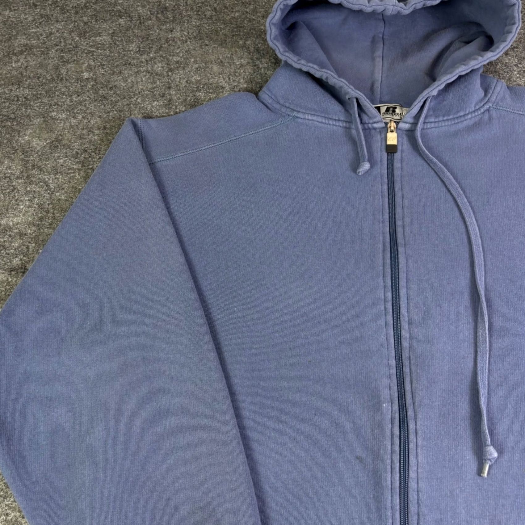 Russell Athletic Russell Athletic Hoodie Mens Large Blue Fleece Full Zip Size US L / EU 52-54 / 3 - 7 Thumbnail