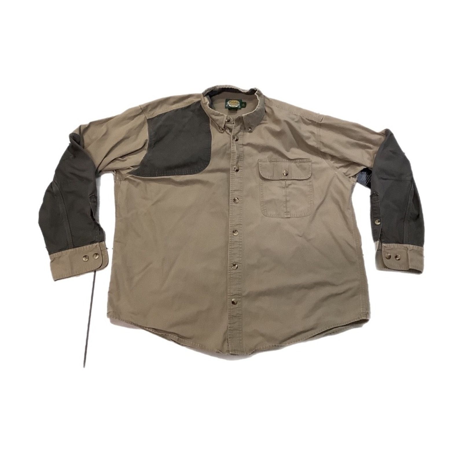 Vintage Cabela’s Right Handed Hunting Padding Long sleeve shirt Size US XL / EU 56 / 4 - 1 Thumbnail