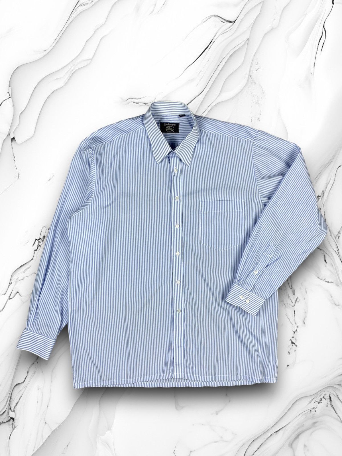 Burberry Vintage Burberry’s Striped Button Up Shirt Size US L / EU 52-54 / 3 - 1 Thumbnail