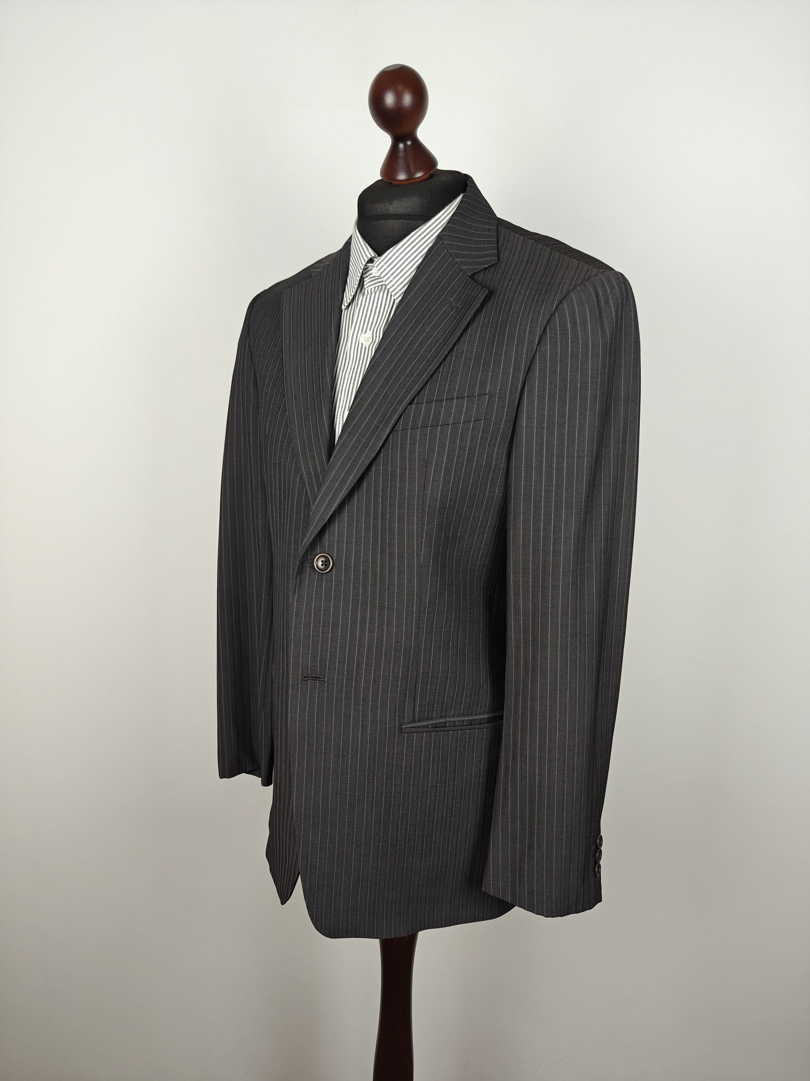 Armani Collezioni Armani Collezioni Blazer Wool Jacket Striped size 50/R Size 40R - 1 Thumbnail