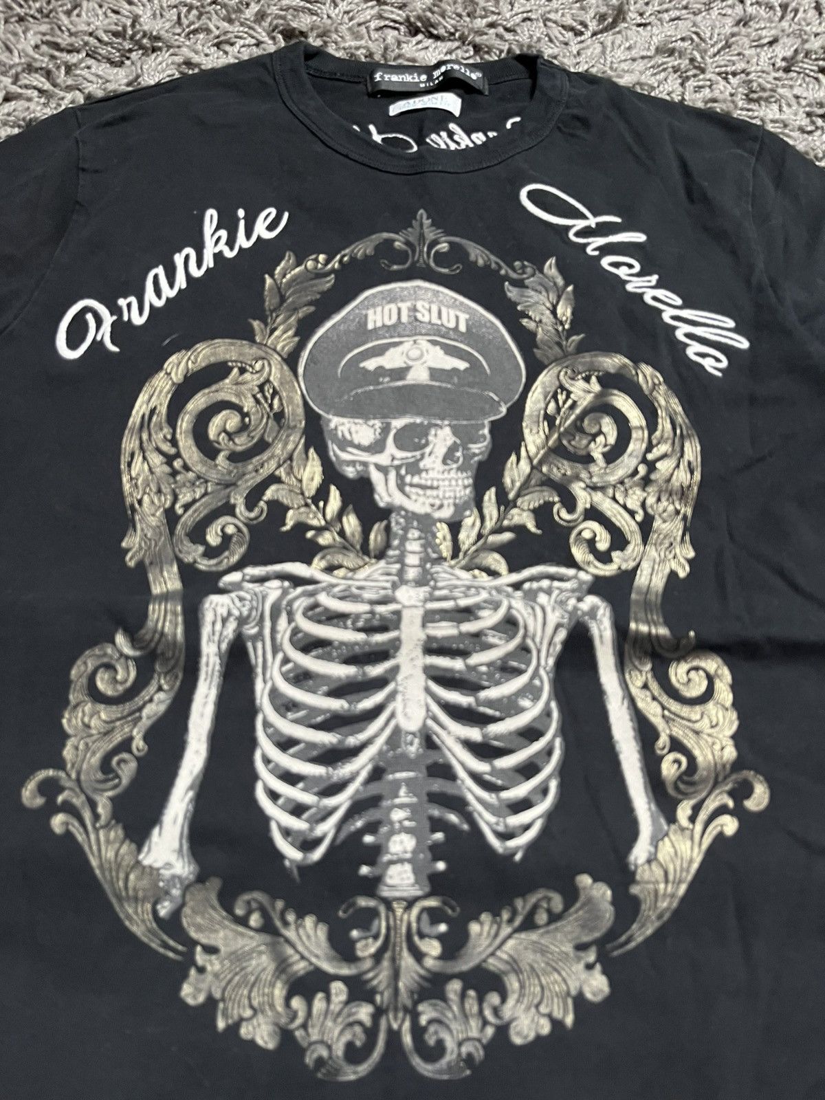 Frankie Morello Frankie Morello "Hot Slut" Skeleton Graphic T-Shirt Archive Size US M / EU 48-50 / 2 - 3 Thumbnail