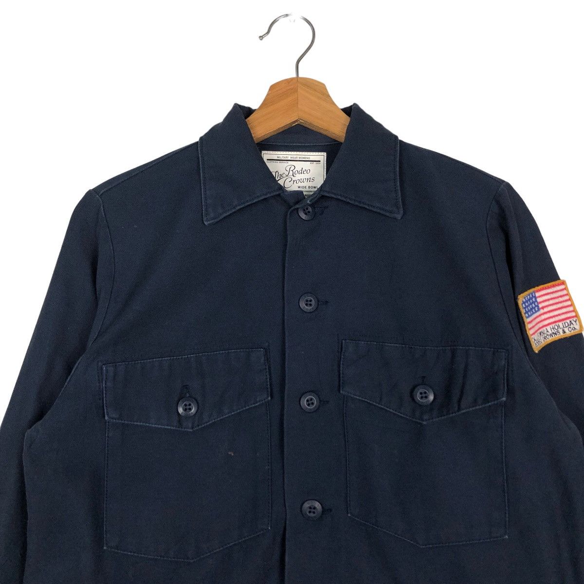 Japanese Brand 🔥Vintage Biker Jacket Rodeo Crowns California 1992 Big Logo Size US S / EU 44-46 / 1 - 4 Thumbnail