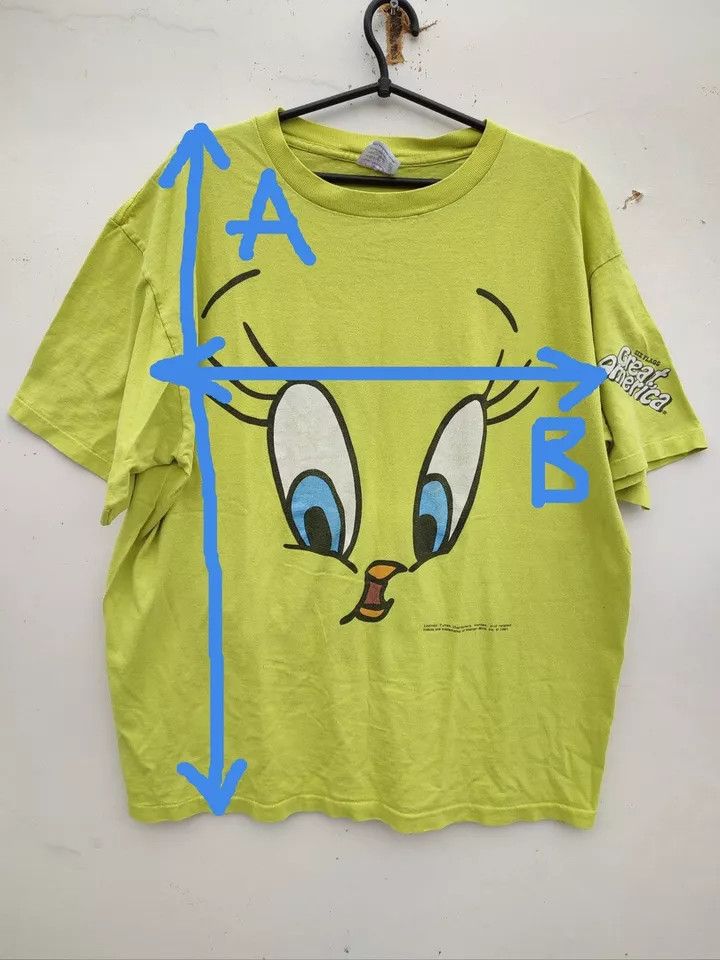 Vintage Vintage Looney Tunes Six Flag Great America 90s Size US XXL / EU 58 / 5 - 7 Thumbnail