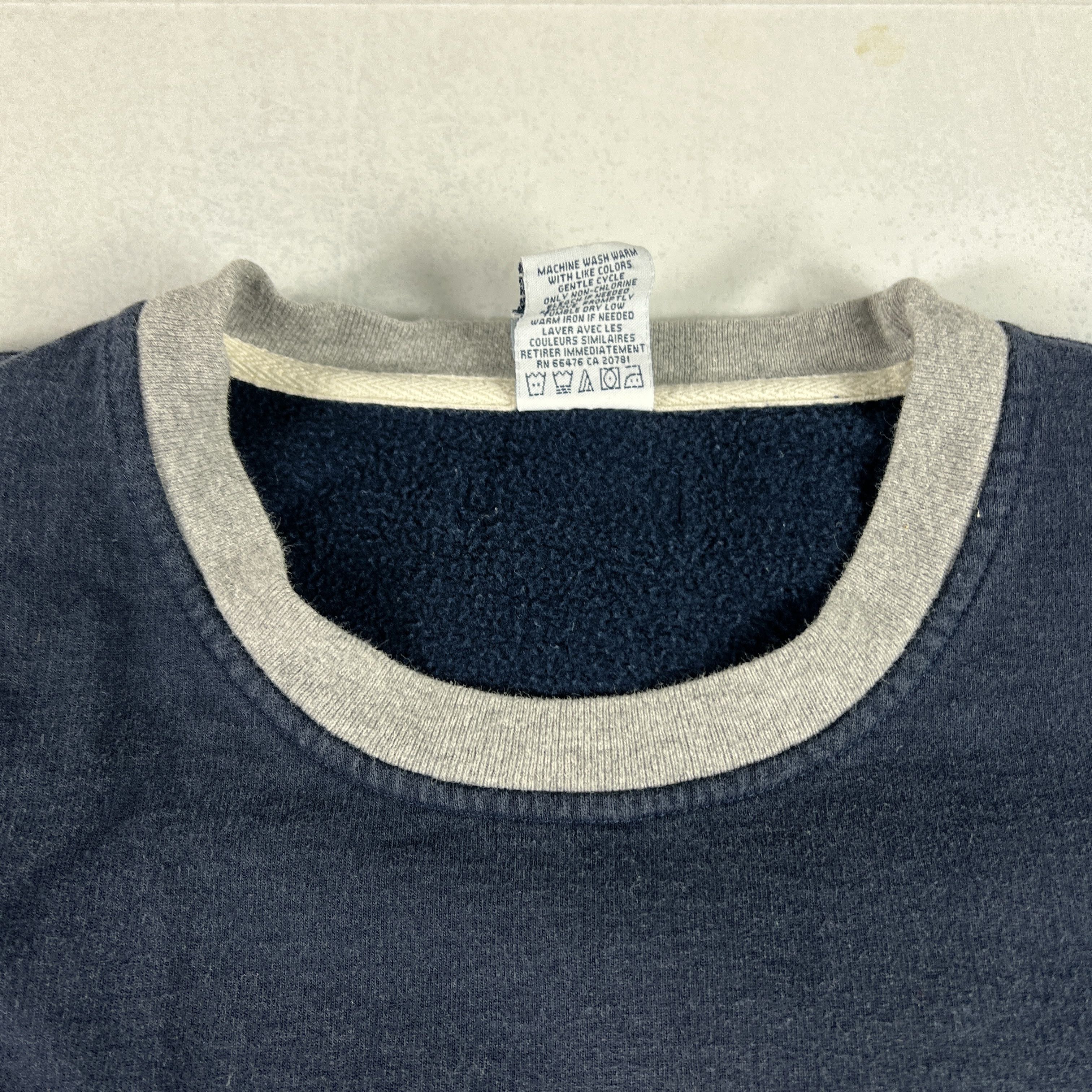 Tommy Hilfiger × Tommy Jeans × Vintage Y2K Tommy Jeans Sweatshirt Blue & Grey Faded Logo Crewneck Size US XXL / EU 58 / 5 - 8 Thumbnail