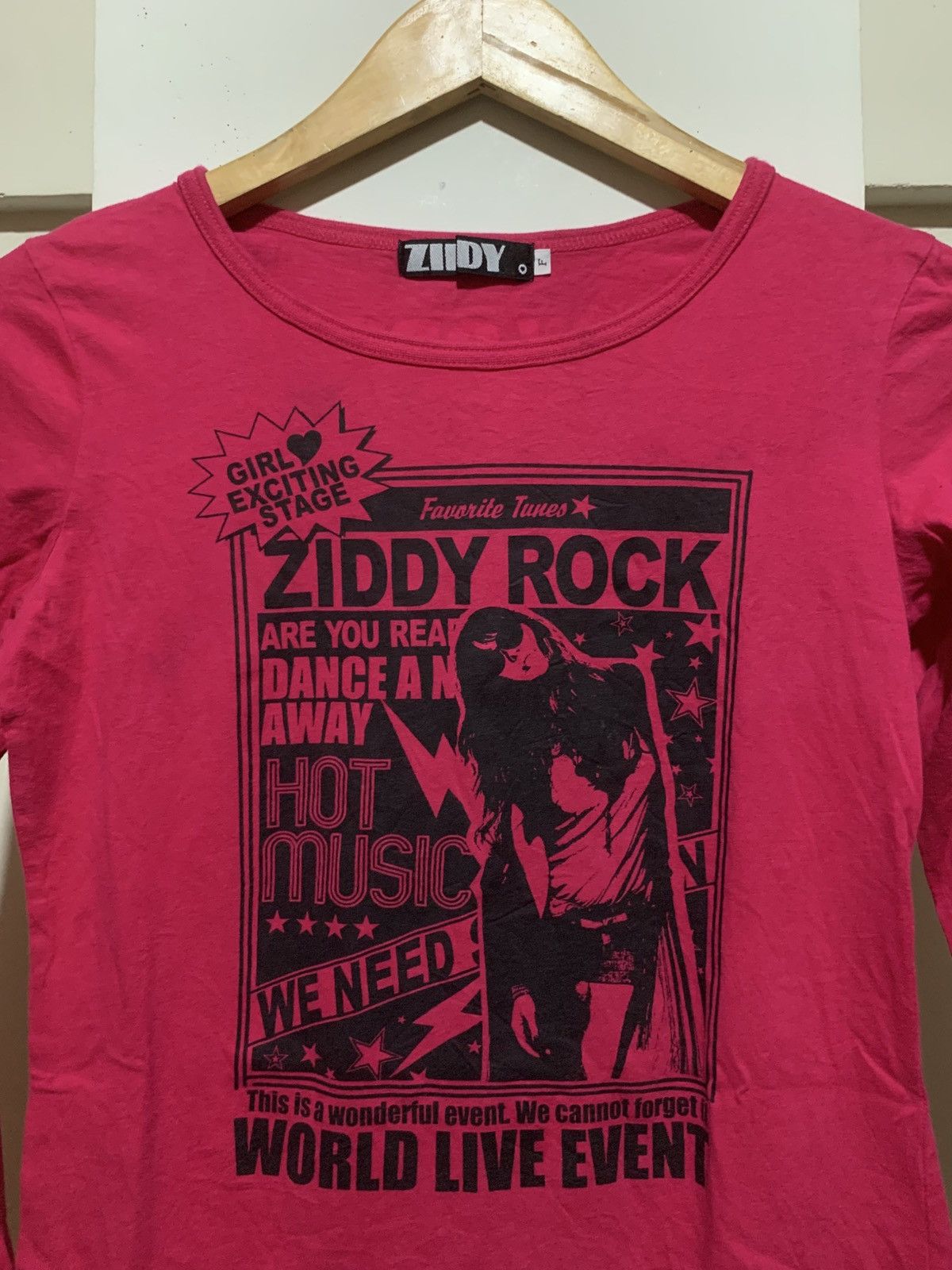 Hysteric Glamour × Undercover Japanese Ziddy Grove Hysteric Glamour Style Longsleeve Tee Size US S / EU 44-46 / 1 - 6 Thumbnail