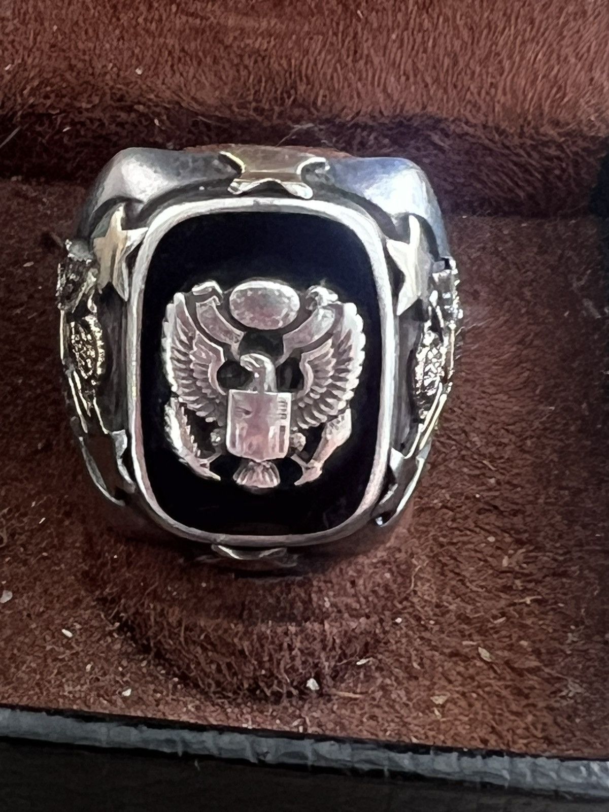 Vintage Very Rare, Vintage US Military Ring, Size ONE SIZE - 1 Thumbnail