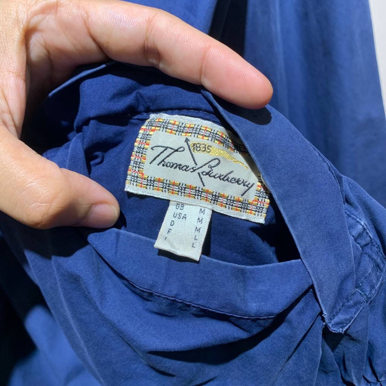 Burberry Vintage Thomas Burberry Reversible Blue Purple Jacket 90s Size US M / EU 48-50 / 2 - 12 Thumbnail