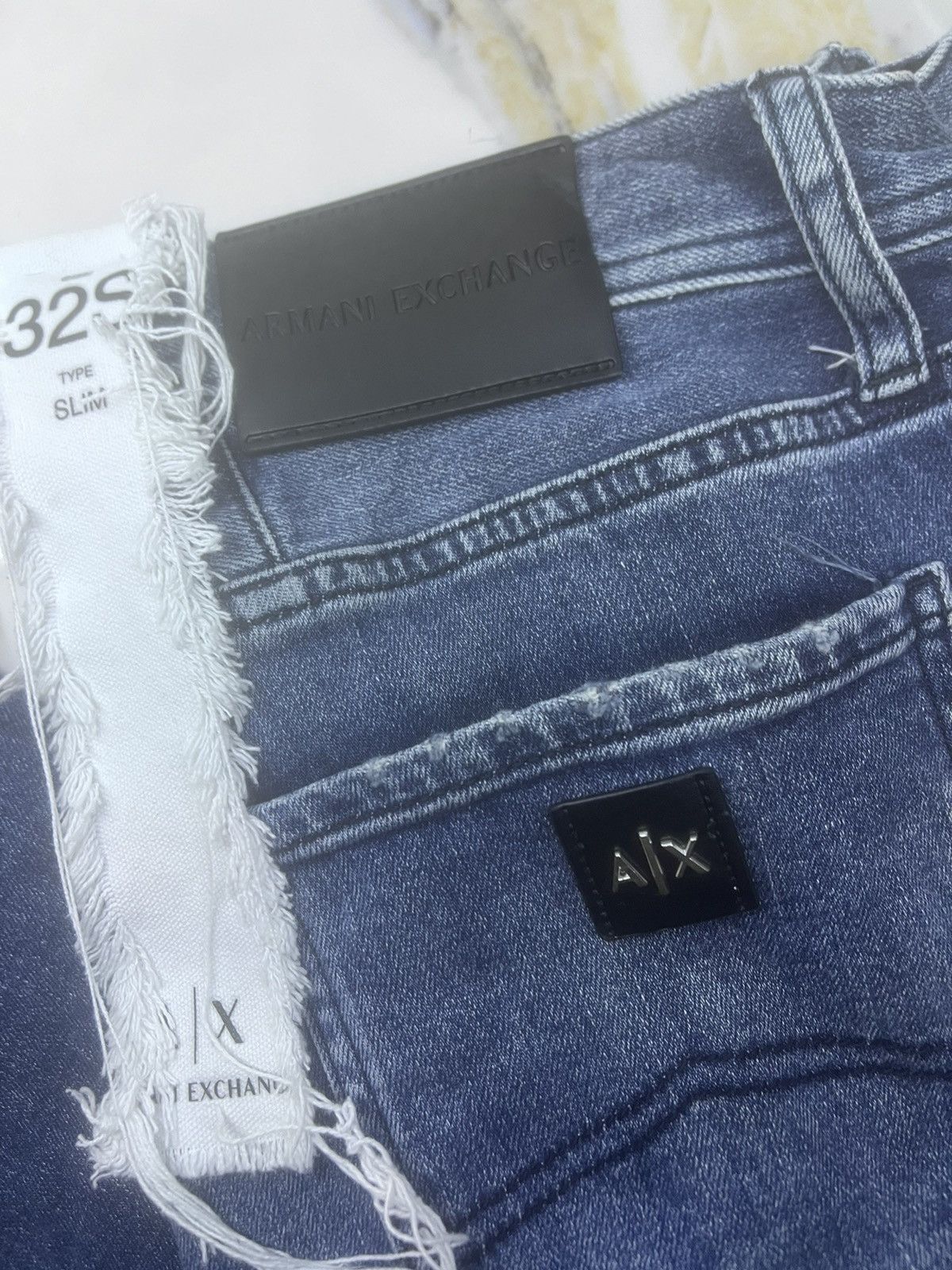 Armani Exchange Armani Exchange Denim Slim Flared Jeans Size US 32 / EU 48 - 4 Thumbnail