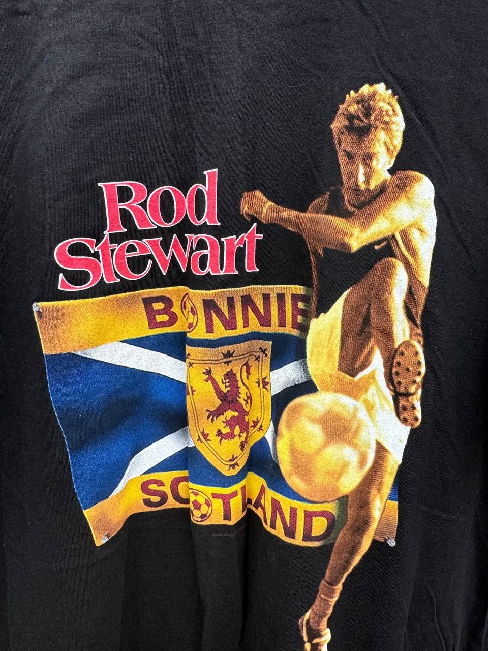 Band Tees Rod Stewart 1999 Bonnie Scotland Hampden Park Concert sz L Size US L / EU 52-54 / 3 - 3 Thumbnail