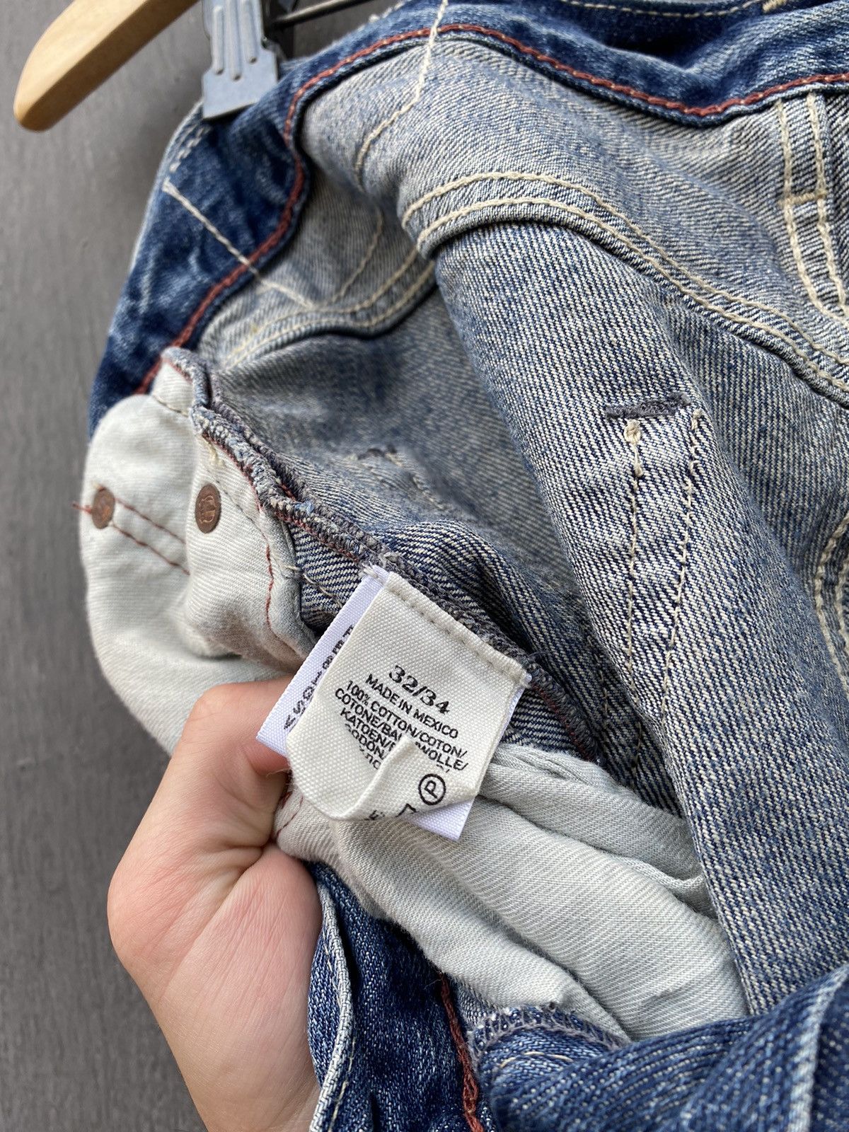 Polo Ralph Lauren Polo Ralph Lauren Darren distressed boot Denim size 32/34 Size US 32 / EU 48 - 14 Thumbnail