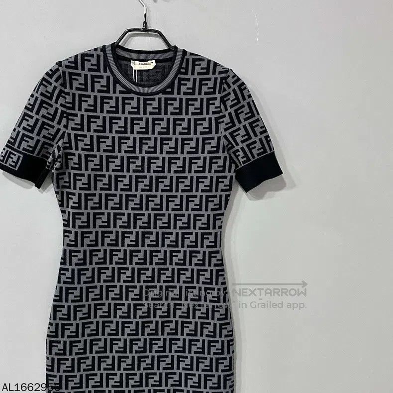 Fendi Fendi Double F Monogram Printed Dress Size XXS / US 00 / IT 34 - 2 Thumbnail