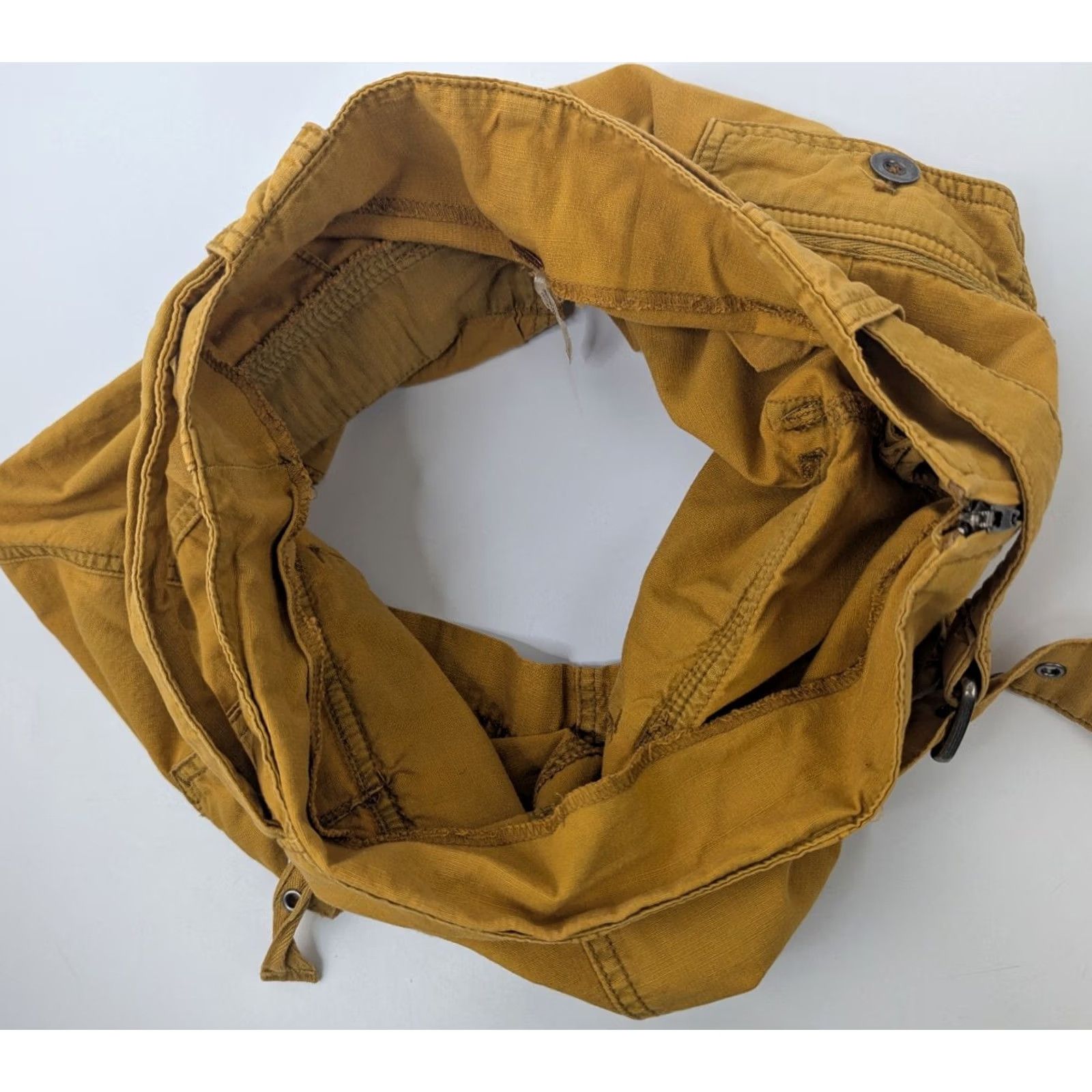 Free People Free People Skirt Women 8 Cargo Short Yellow Erika Utility Strappy Side Zip Size 30" / US 8 / IT 44 - 7 Thumbnail
