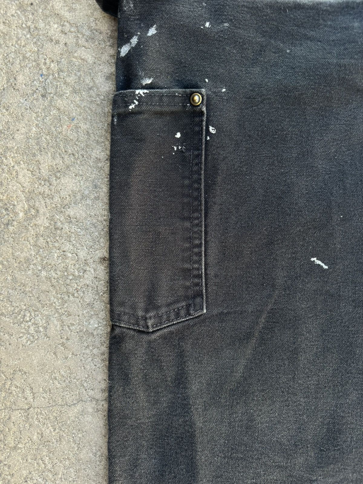 Carhartt × Vintage Vintage Carhartt B136 Black Double Knee Size US 36 / EU 52 - 5 Thumbnail