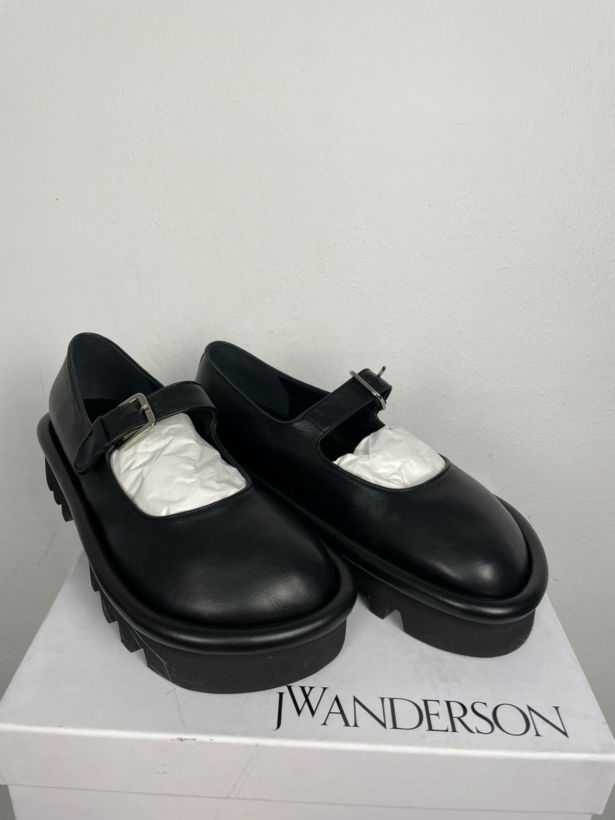 JW ANDERSON BUMPER MARY JANE LEATHER SHOES